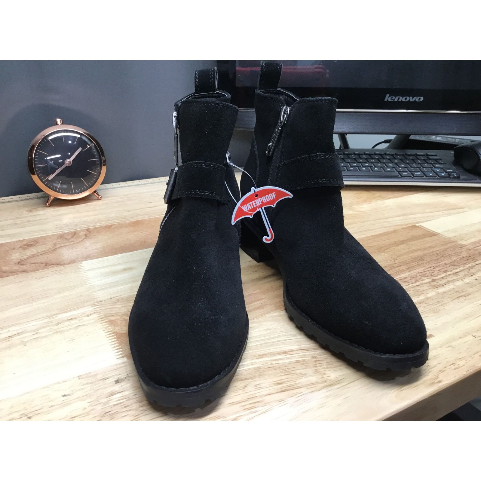 Other Blondo Susan Black Suede Waterproof Booties Women's 6 Size US 6 / IT 36 - 1 Thumbnail