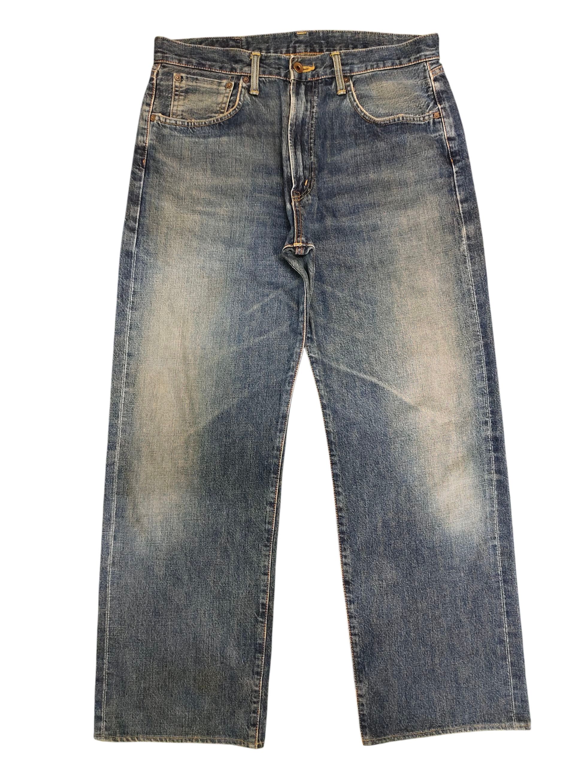 Vintage 90s Edwin 505 Selvedge Jeans Loose Fit Denim