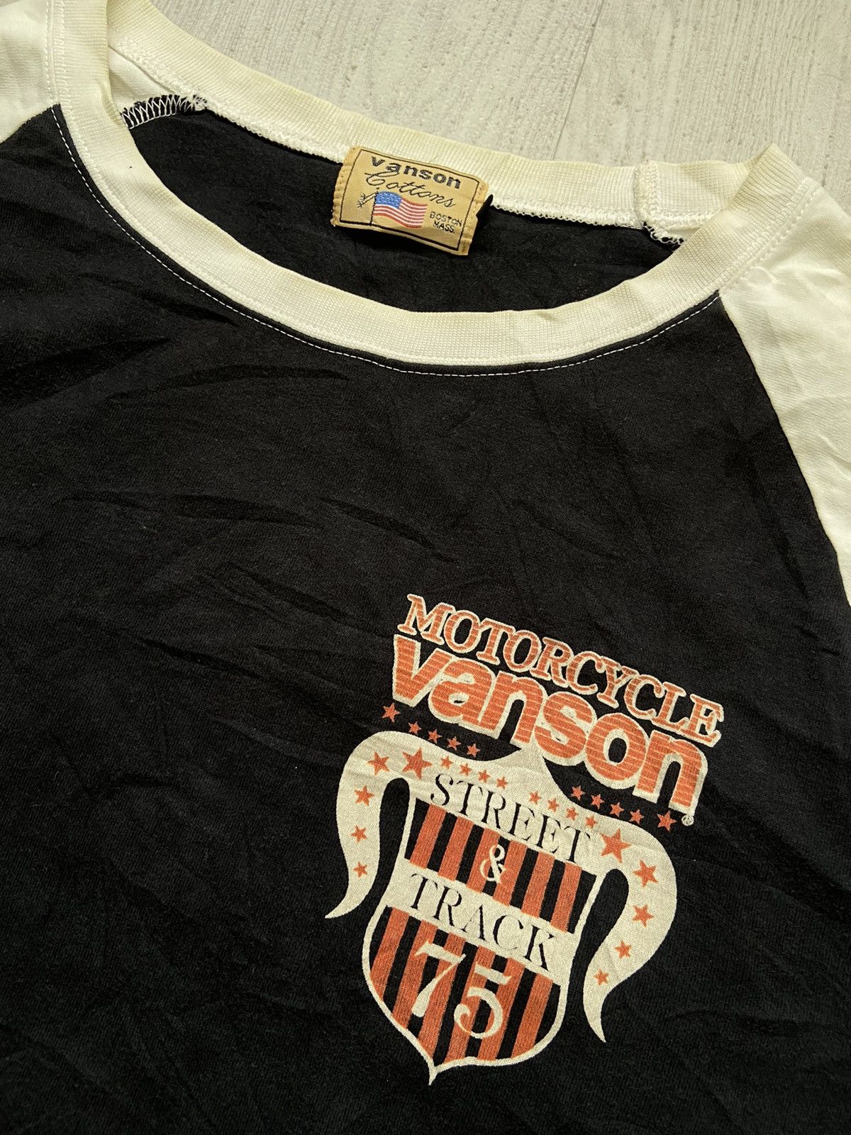 Vanson Leathers × Vintage Vintage 2000’s Vanson Motorcycle Street Tracker 3 Quaters Size US M / EU 48-50 / 2 - 3 Thumbnail