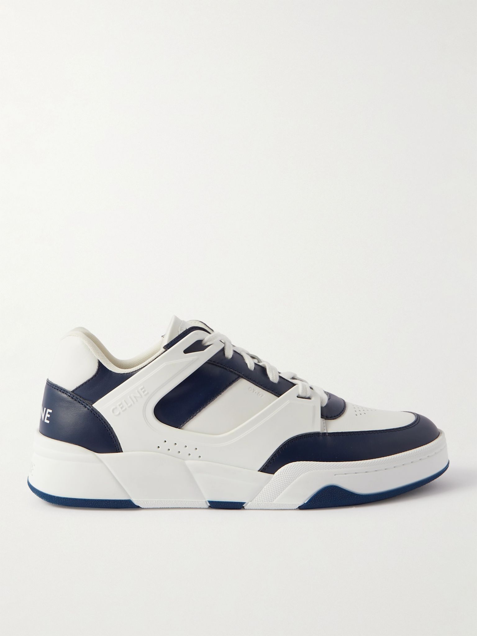 Celine o1bcso1str0925 354863840C CT-07 Low-Top Sneakers White/Navy Size US 8 / EU 41 - 1 Thumbnail