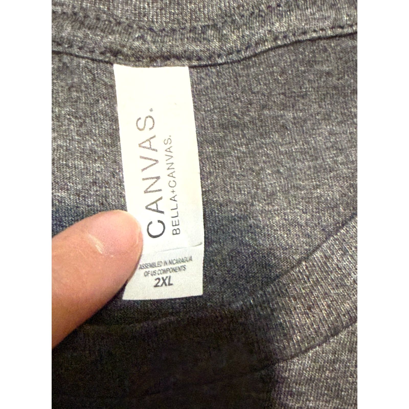 Vintage Canvas Shirts Men's 2XL Gray Short Sleeve Crew Neck Graphic T-Shirt - Graphic Print, Canvas, Regular Fit, All Seasons, Fall Spring Summer, Men, 2020s Size US XXL / EU 58 / 5 - 6 Thumbnail
