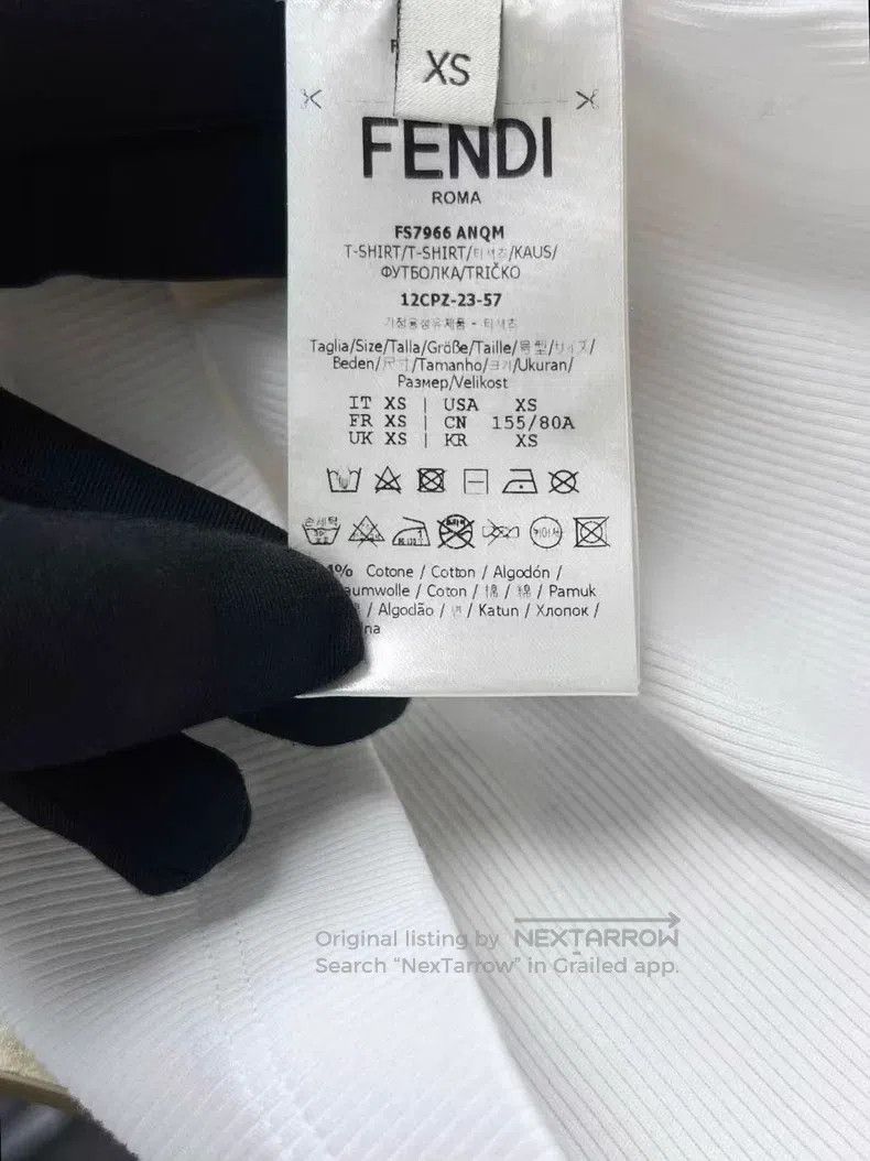 Fendi Fendi White embroidery, knitted vest Size XS / US 0-2 / IT 36-38 - 5 Thumbnail