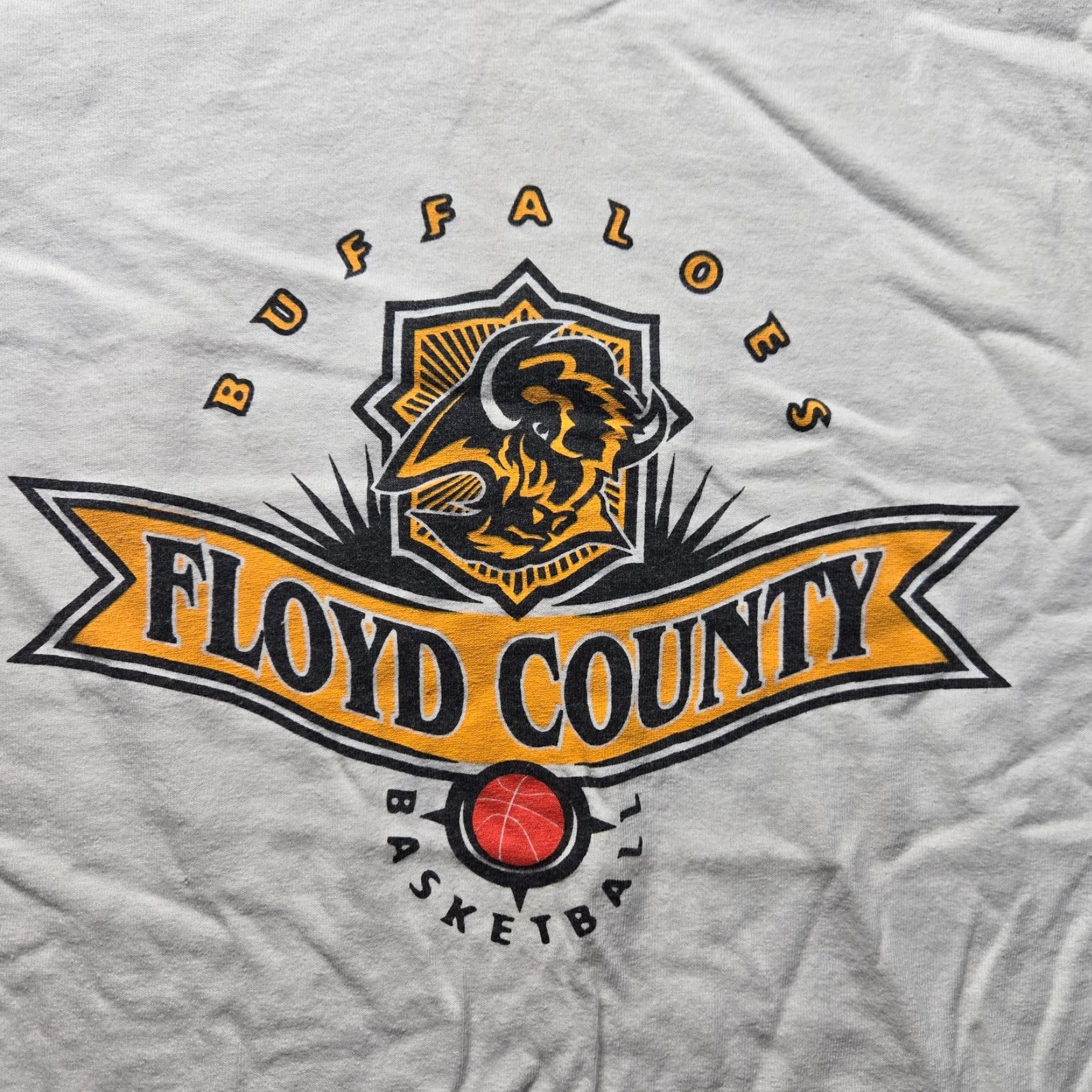 Vintage Floy Virginia VA Basketball Tee Shirt Long Sleeve XL White Unisex Adults Shirt XL Mens Women’s? Size US XL / EU 56 / 4 - 2 Thumbnail