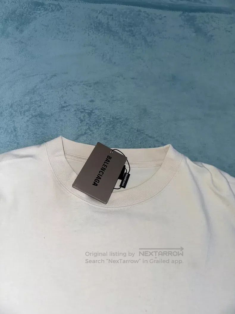 Balenciaga Balenciaga Letter logo print round neck short sleeve T-shi Size US XL / EU 56 / 4 - 2 Thumbnail
