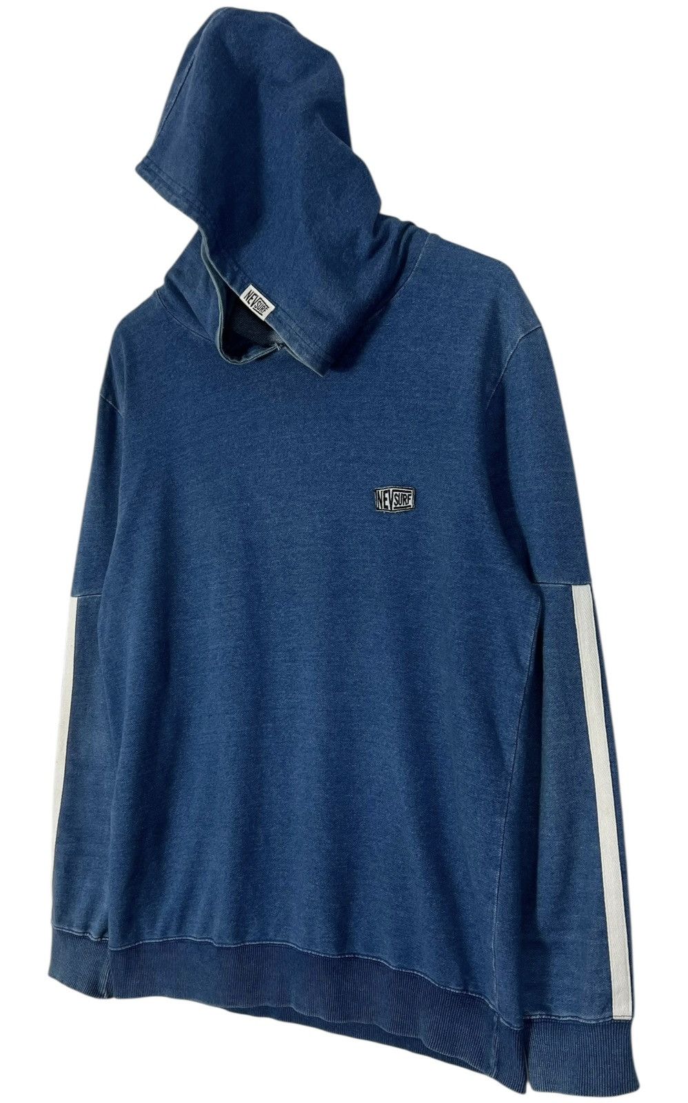 Other Vintage Nev Surf Denim Dye Hoodie Size US L / EU 52-54 / 3 - 3 Thumbnail