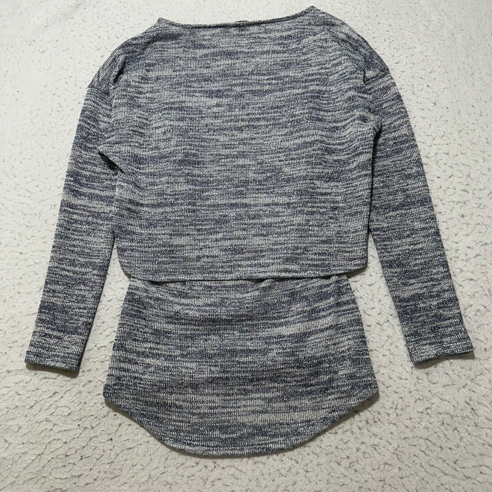 White House Black Market White House Black Market XXS Heathered Blue Tank + Sweater Size XXS / US 00 / IT 34 - 10 Thumbnail