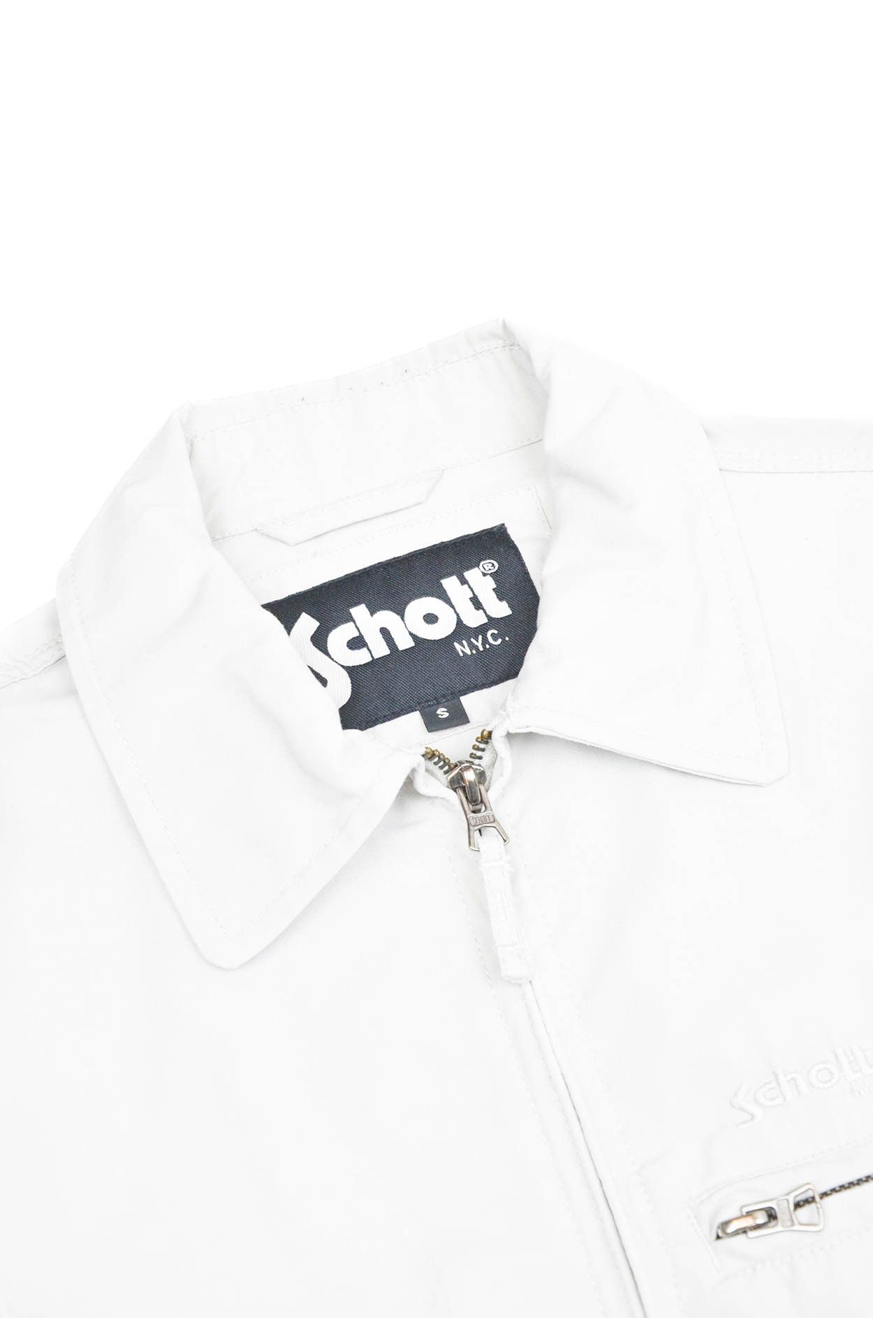 Schott Schott NYC White Baracuta-Style Jacket – Size S Size US S / EU 44-46 / 1 - 7 Thumbnail