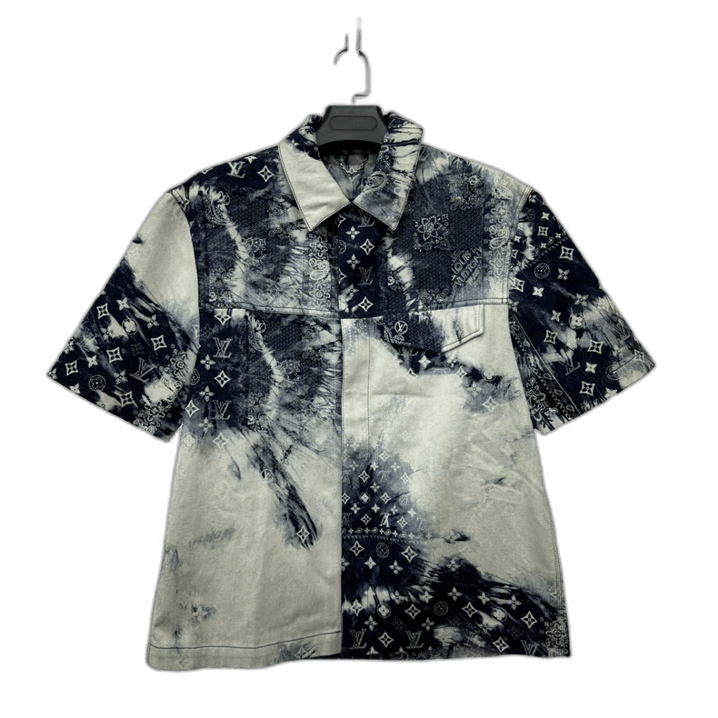 Louis Vuitton Louis Vuitton Denim Short Sleeve Shirt M Size-yf Size US M / EU 48-50 / 2 - 1 Thumbnail