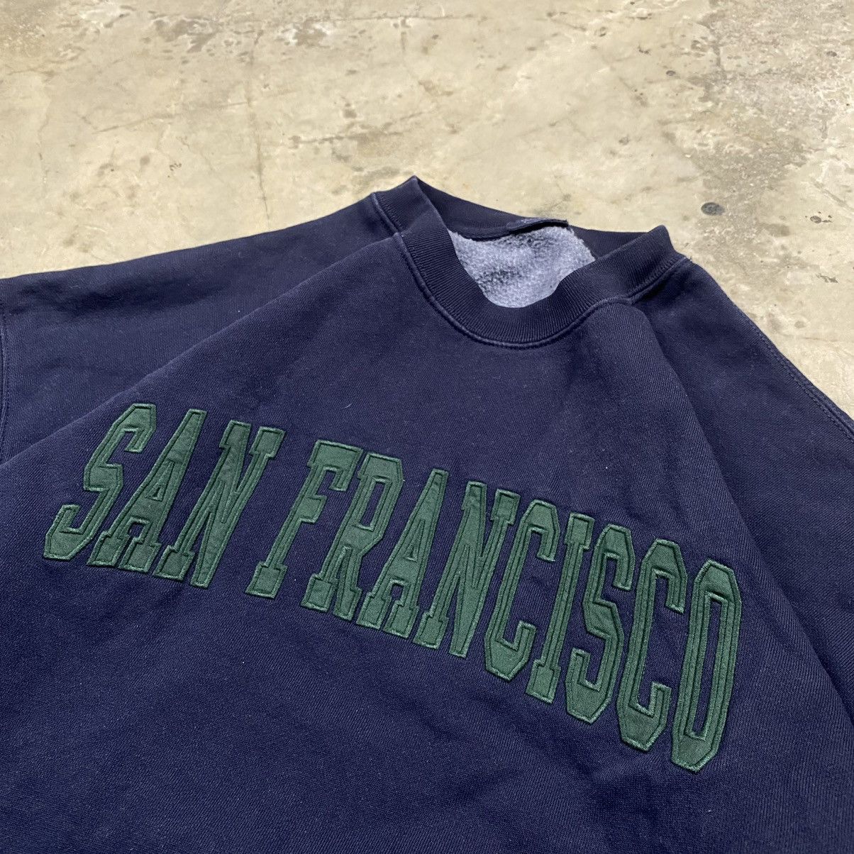 Vintage y2k San Francisco Washed Heavyweight Crewneck Size US XL / EU 56 / 4 - 2 Thumbnail