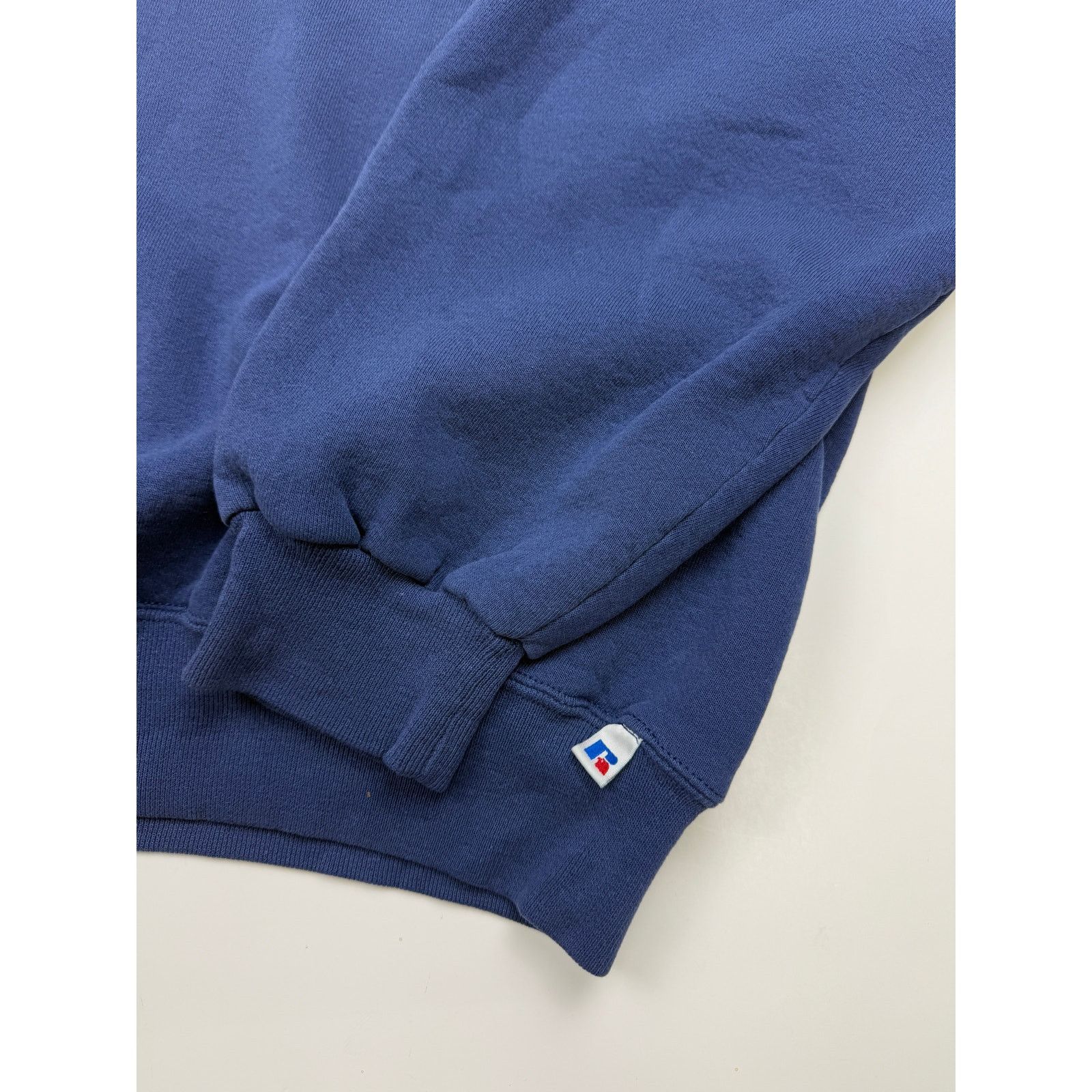 Vintage Vintage Russell Athletic Crewneck Sweatshirt XXL Faded Blue Size US XXL / EU 58 / 5 - 4 Thumbnail