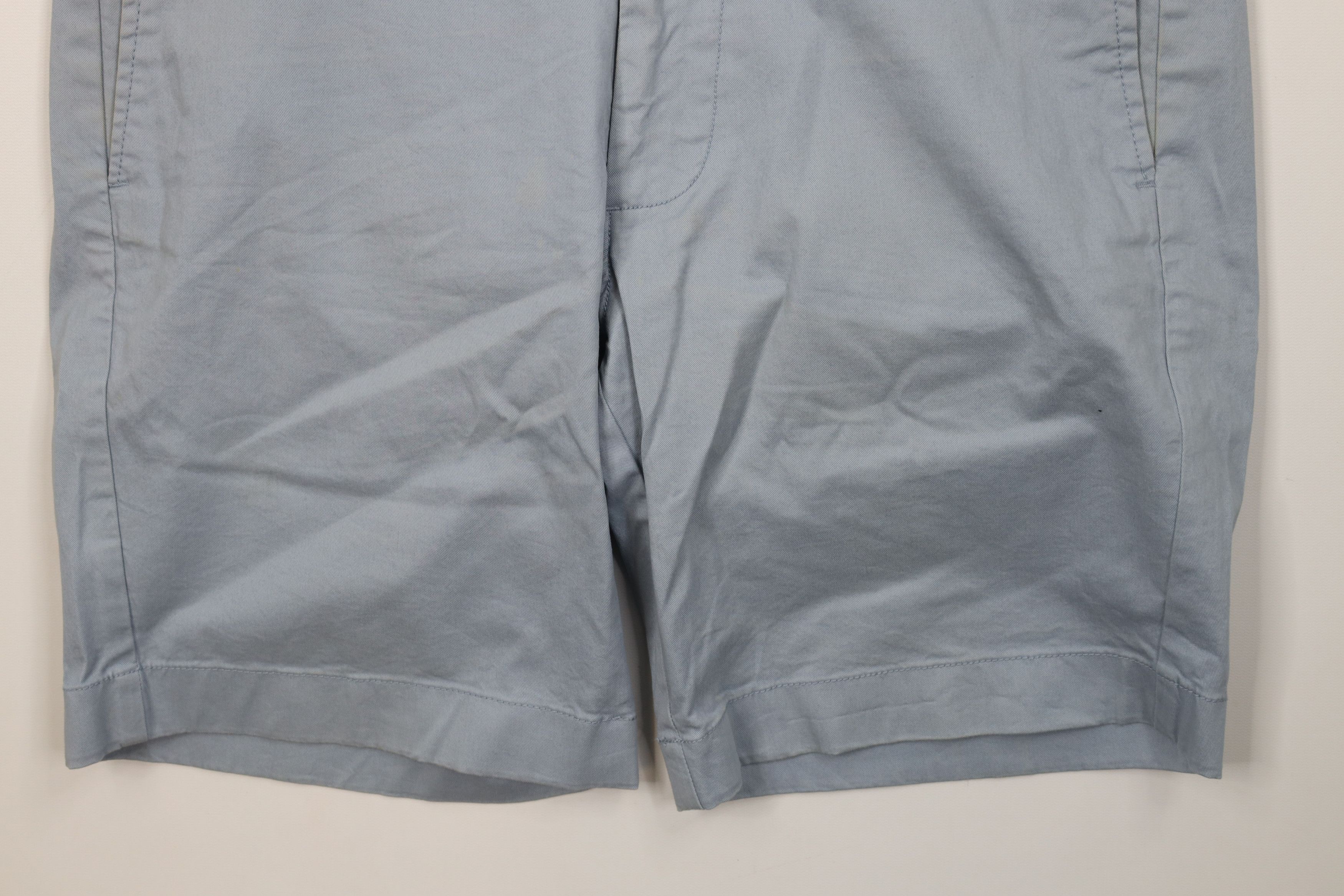 J.Crew J Crew Flex Above Knee Golf Golfing Chino Shorts Light Blue Size US 32 / EU 48 - 4 Thumbnail