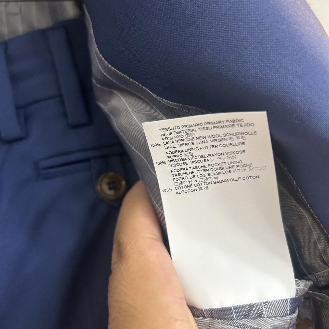 Vivienne Westwood Vivienne Westwood Peak Lapel F/W 18 Blue Two-Piece Suit Size 48R - 7 Thumbnail