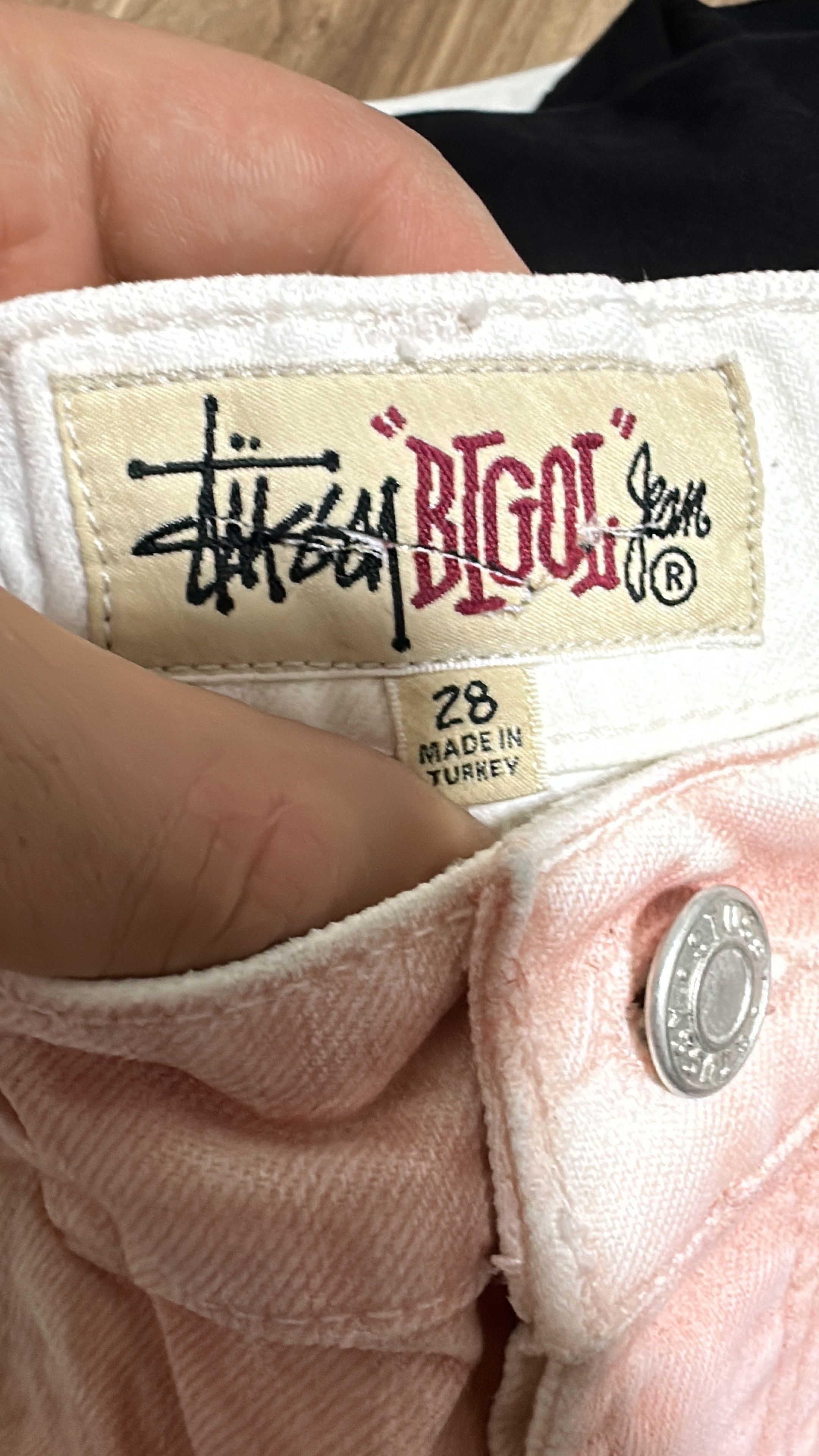 Stussy Stussy Spray Dyed Big Ol Jean Size 28 Faded Pink Size US 28 / EU 44 - 7 Thumbnail