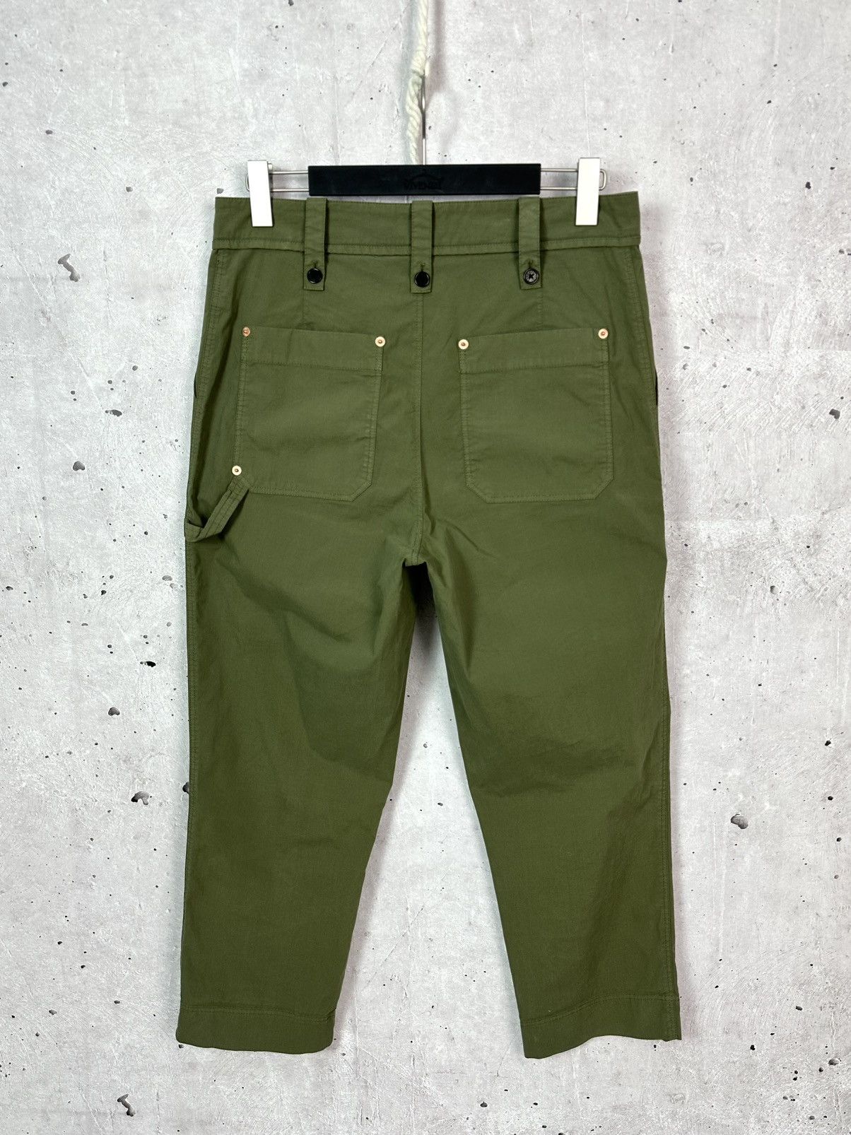 Zadig & Voltaire Vintage Zadig&Voltaire Piar Carpenter Khaki Women’s Pants Size 27" / US 4 / IT 40 - 5 Thumbnail