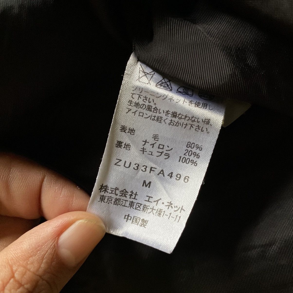 Zucca ZUCCA Black Wool Coat Size M / US 6-8 / IT 42-44 - 16 Thumbnail