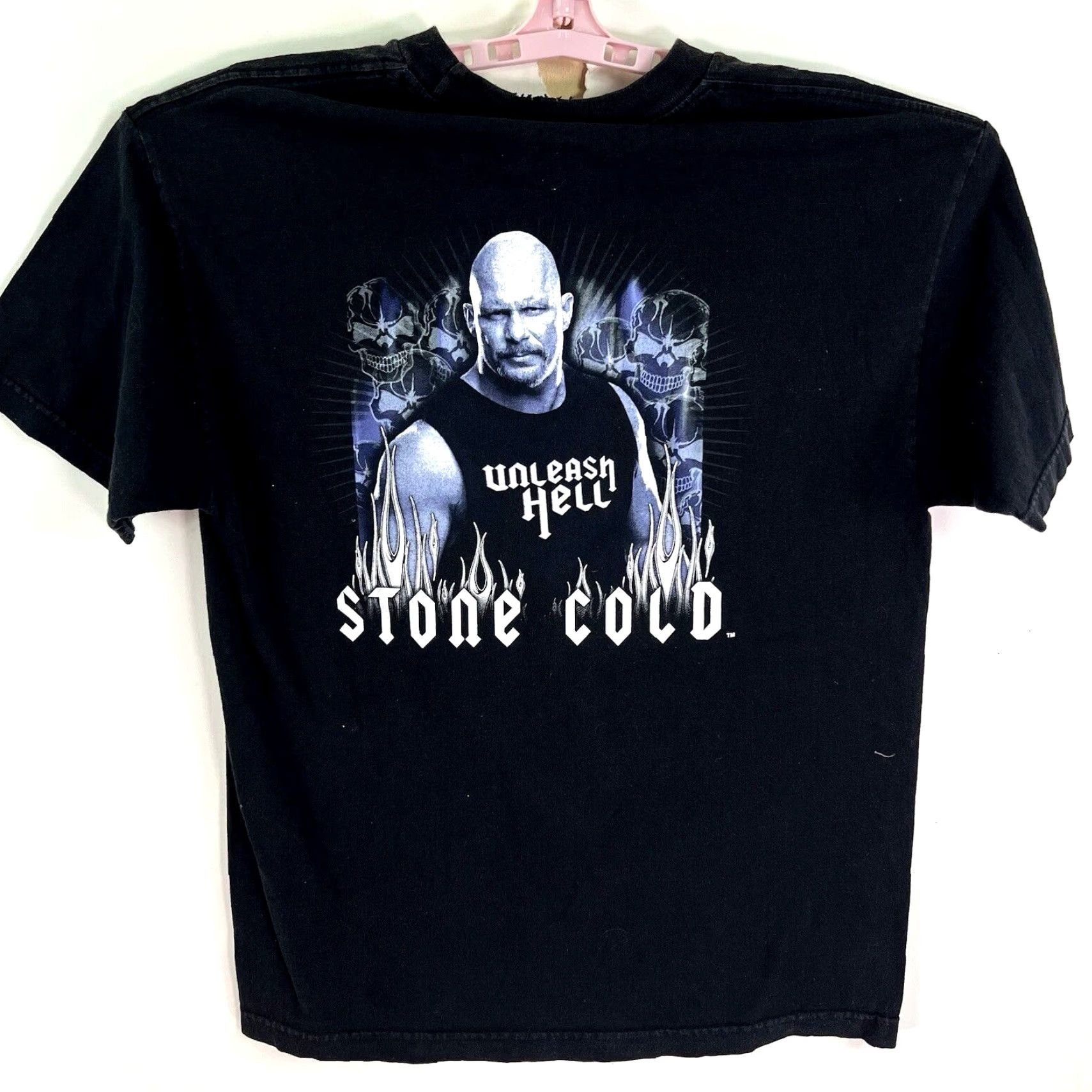 Doublet VINTAGE WWE Stone Cold Steve Austin T-Shirt Men Large Cotton Graphic 90s Short Sleeve Double-Sided Size US L / EU 52-54 / 3 - 6 Thumbnail