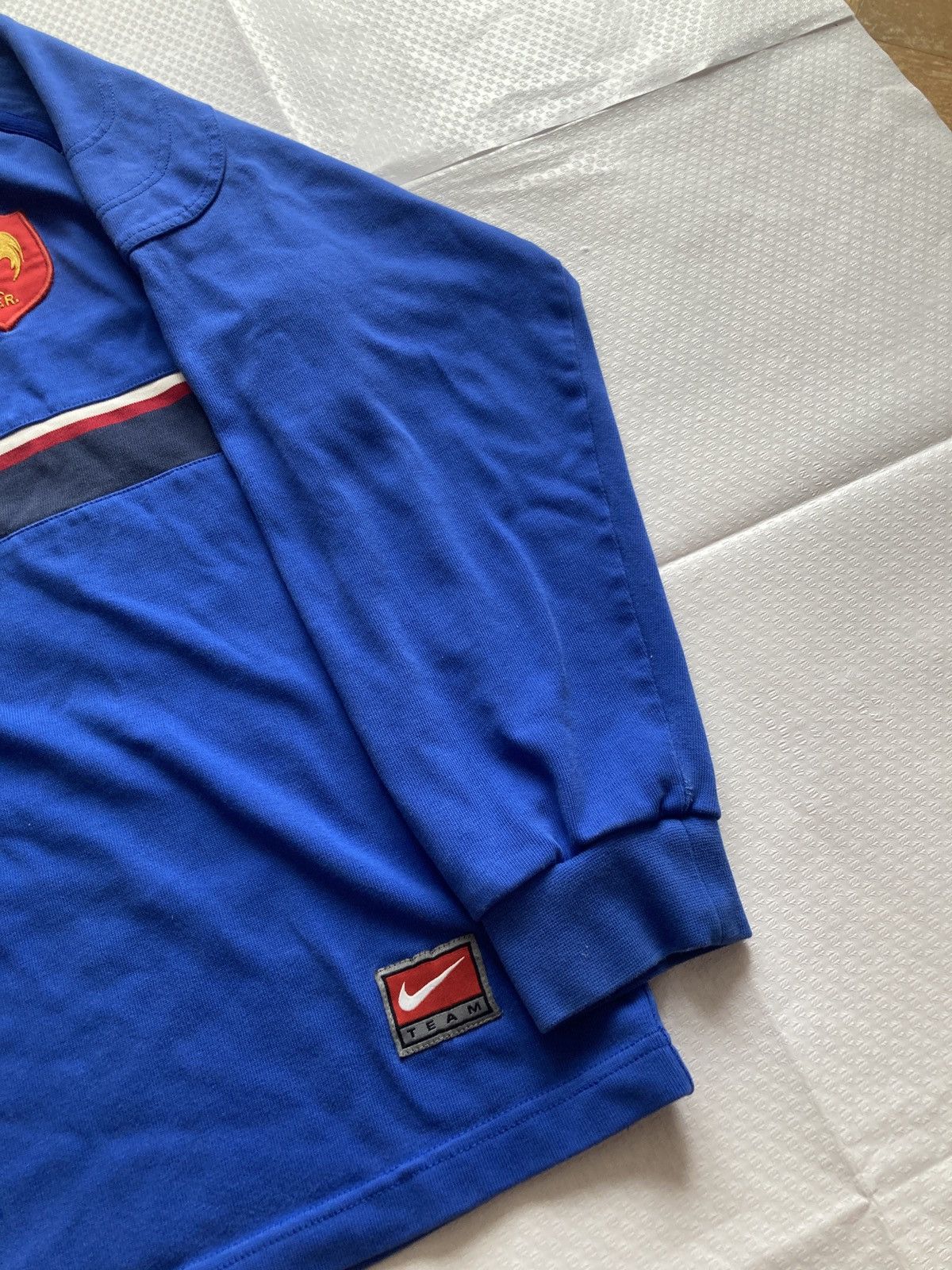 Nike Nike Vintage France 1999 Rugby Union Jersey Longsleeve Shirt Size US M / EU 48-50 / 2 - 3 Thumbnail
