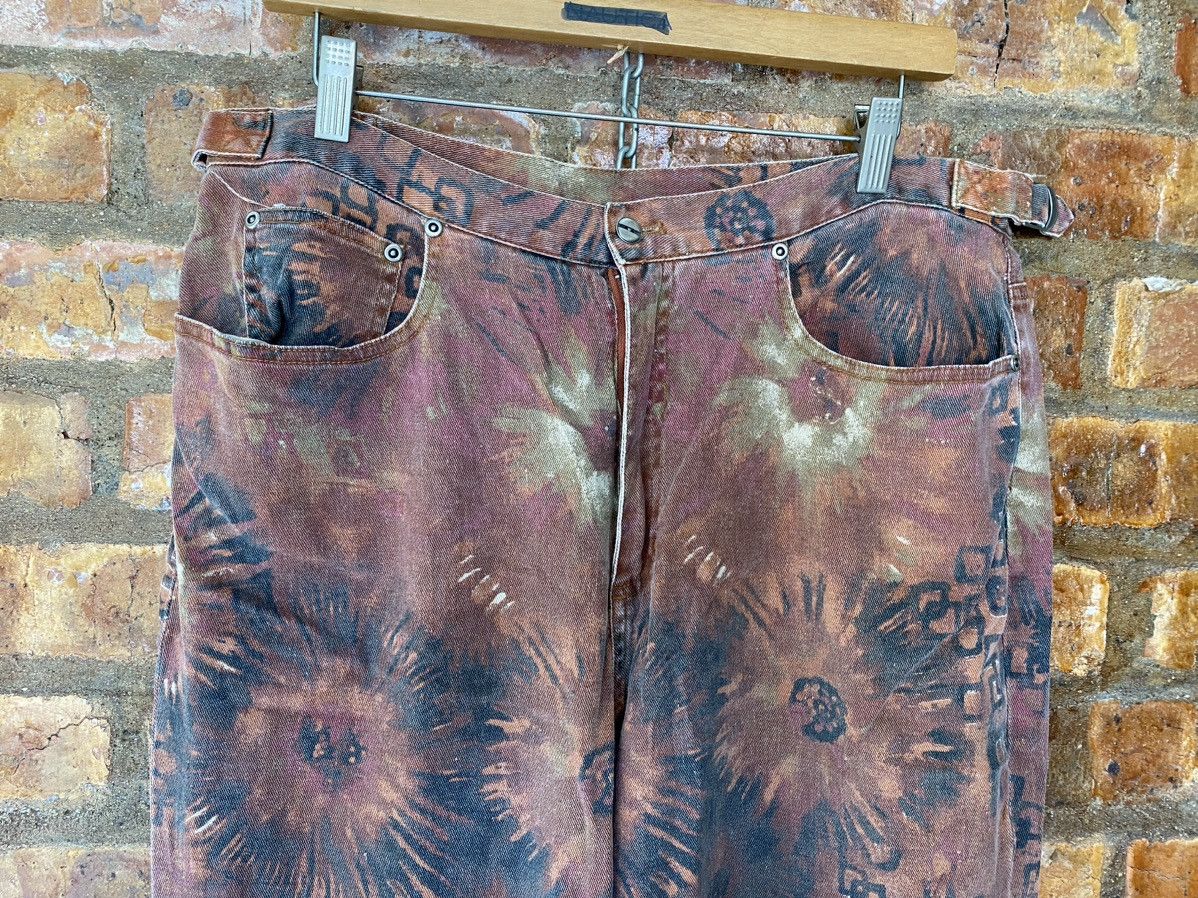 Japanese Brand 90s Chico Firework floral art print Size US 33 - 3 Thumbnail