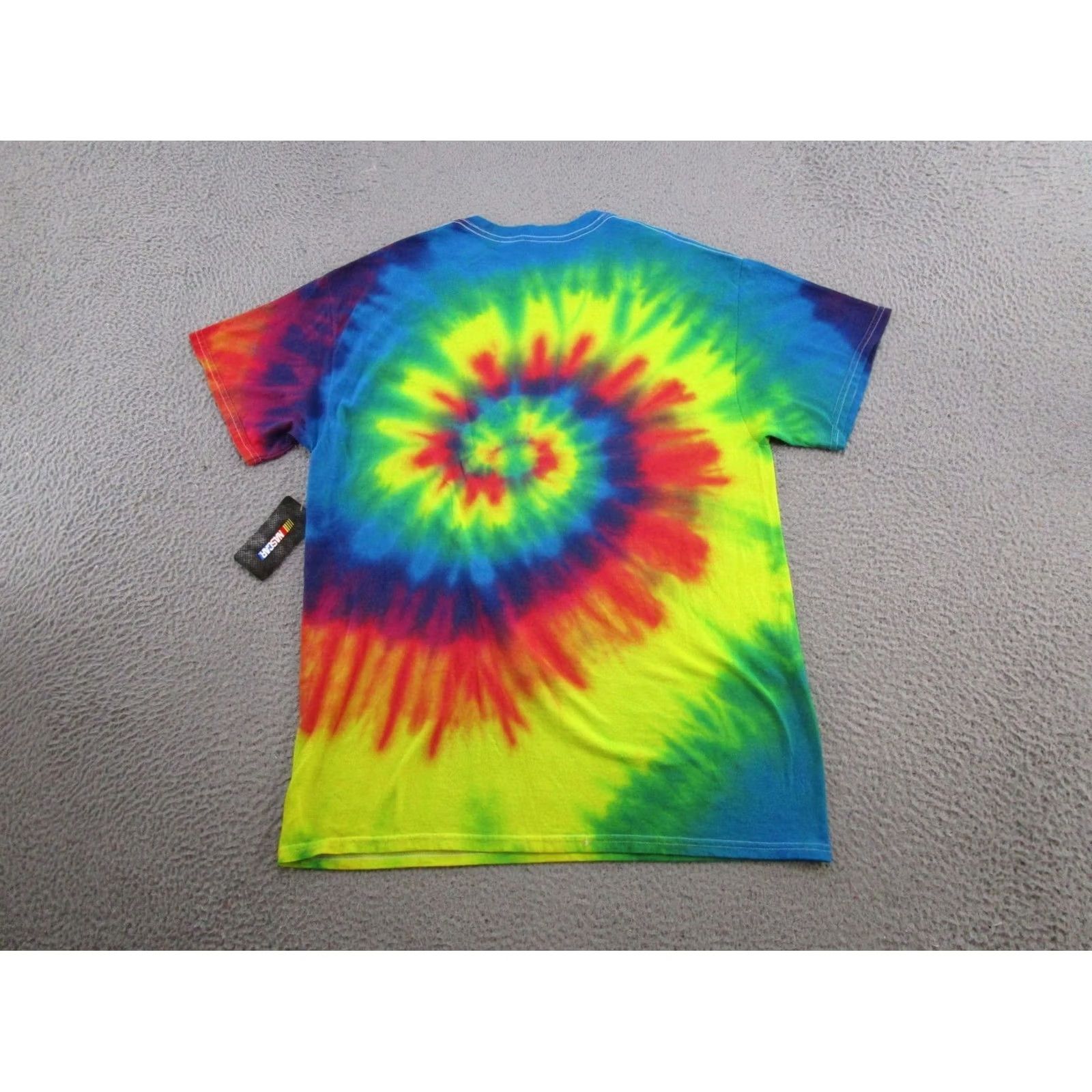 Gildan NASCAR Tee Shirt Shirt Talladega Super Speedway Tie Dye Graphic Gildan Size L Multicolor Cotton Short Sleeve Crew Neck Men Size US L / EU 52-54 / 3 - 6 Thumbnail