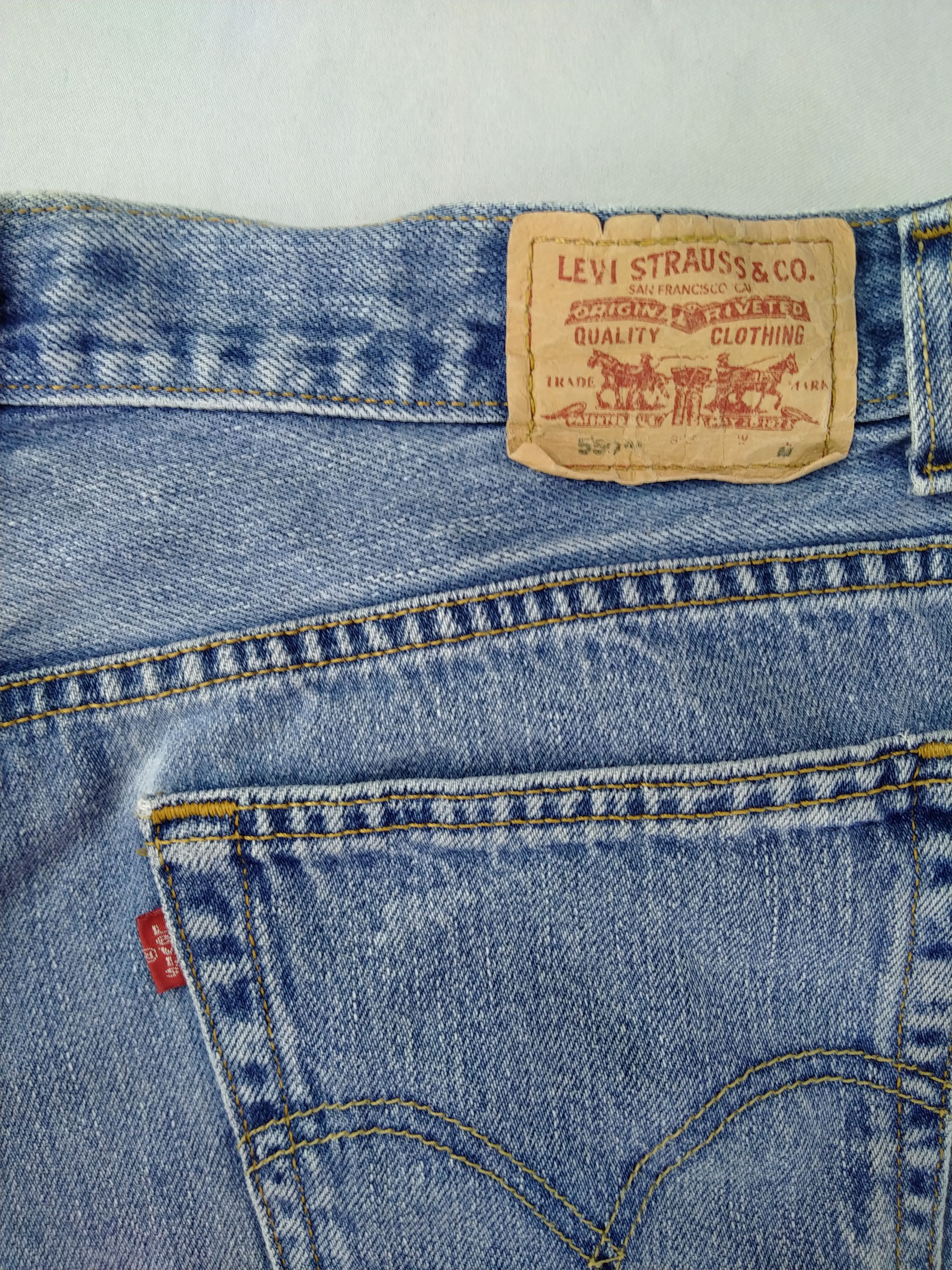 Levi's Vintage Levi's 550 Classic Relaxed Denim 36 x 28.5 -JN559 Size US 36 / EU 52 - 9 Thumbnail
