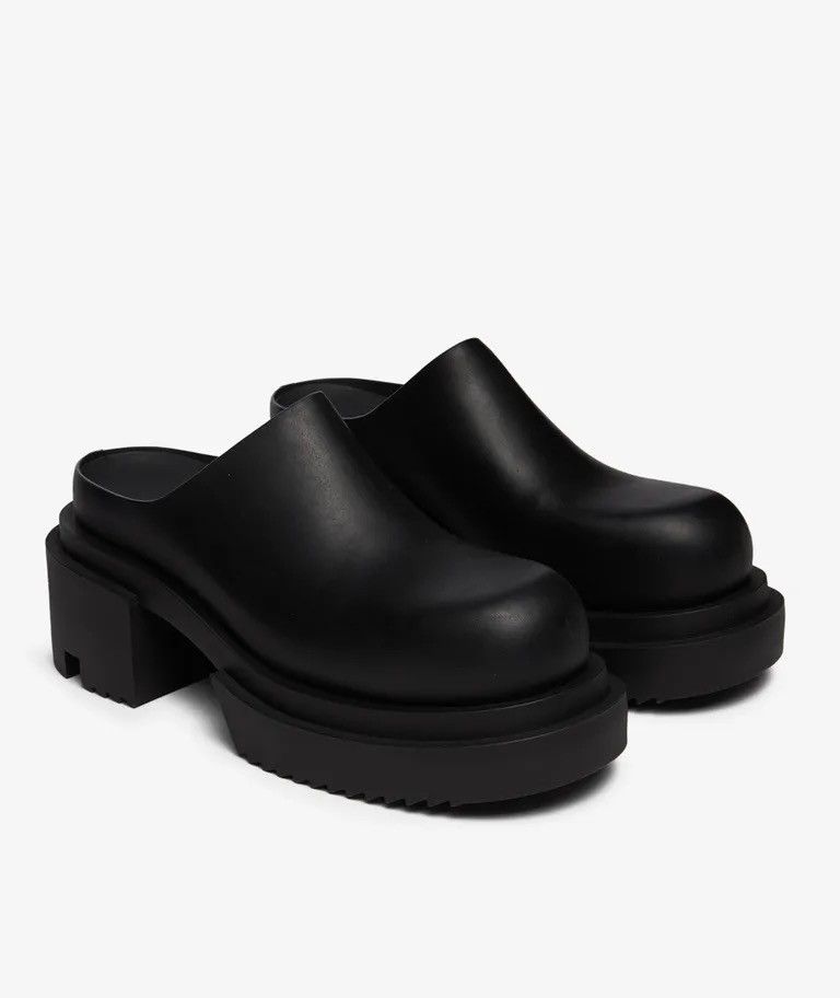 Rick Owens Rick Owens Bogun Slide Mules - Black Size US 12 / EU 45 - 2 Thumbnail