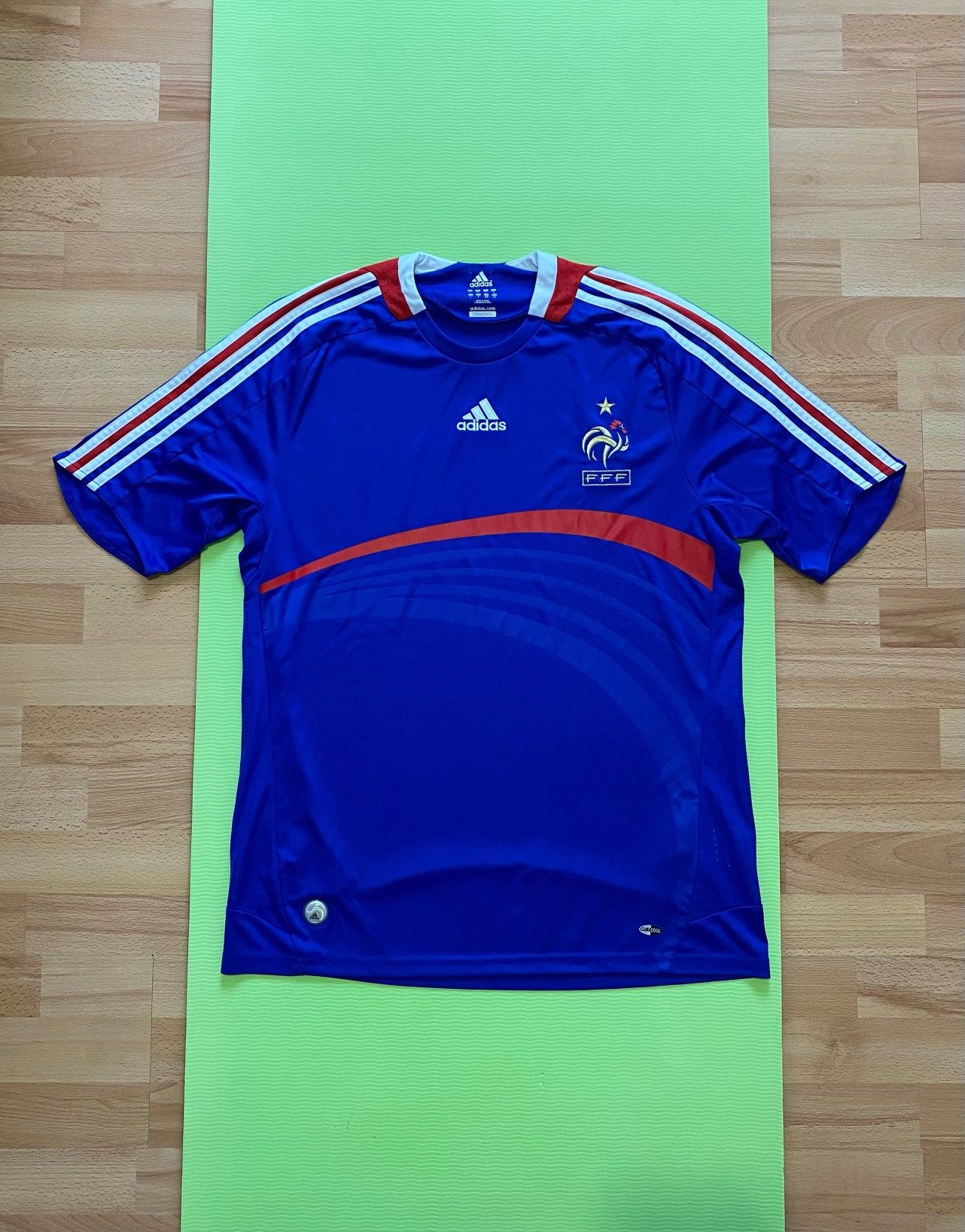 Adidas France National Football Team 2008 Adidas Climacool Jersey Size US L / EU 52-54 / 3 - 1 Thumbnail