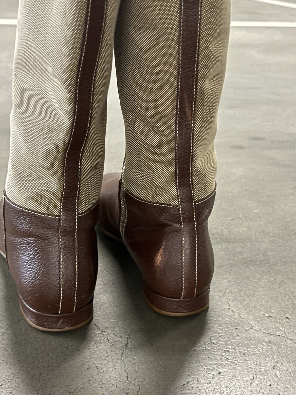 Prada Prada 90s Leather riding boots Size US 7 / IT 37 - 8 Thumbnail