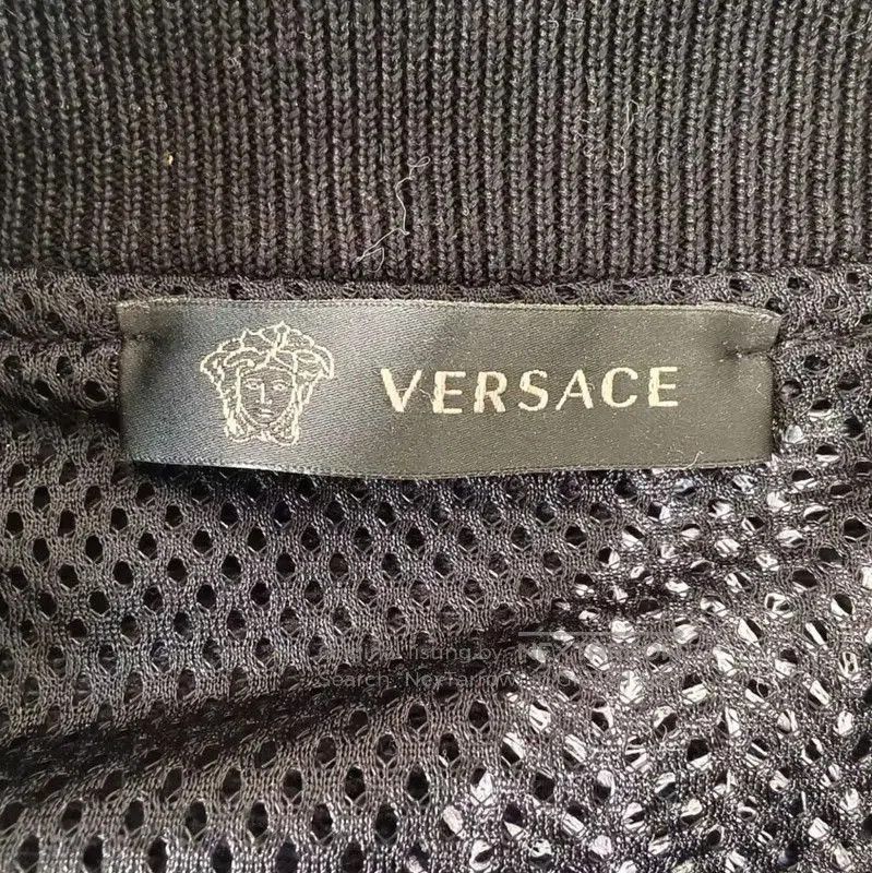 Versace Versace Men's Black Cotton Bomber Jacket . Size US S / EU 44-46 / 1 - 3 Thumbnail