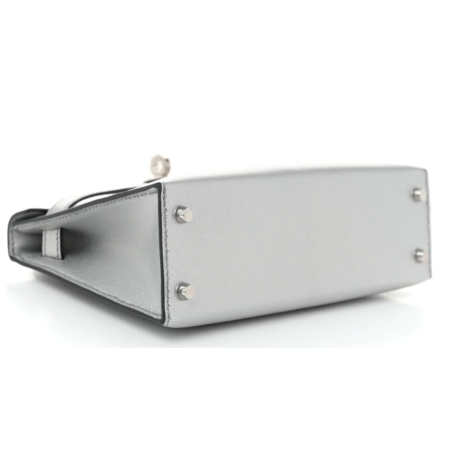 Hermes Mini Kelly 20 Sellier Argent Chevre Chamkilight Palladium Size ONE SIZE - 24 Thumbnail