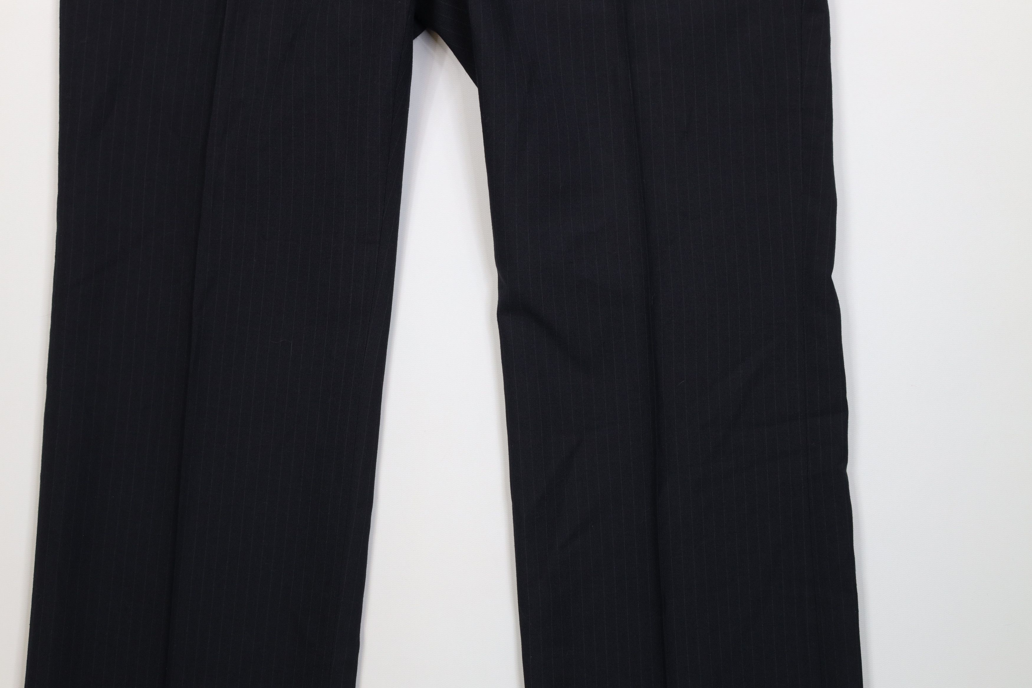 Vintage Vintage 70s Streetwear Pinstriped Wide Leg Chino Pants Size US 38 / EU 54 - 4 Thumbnail