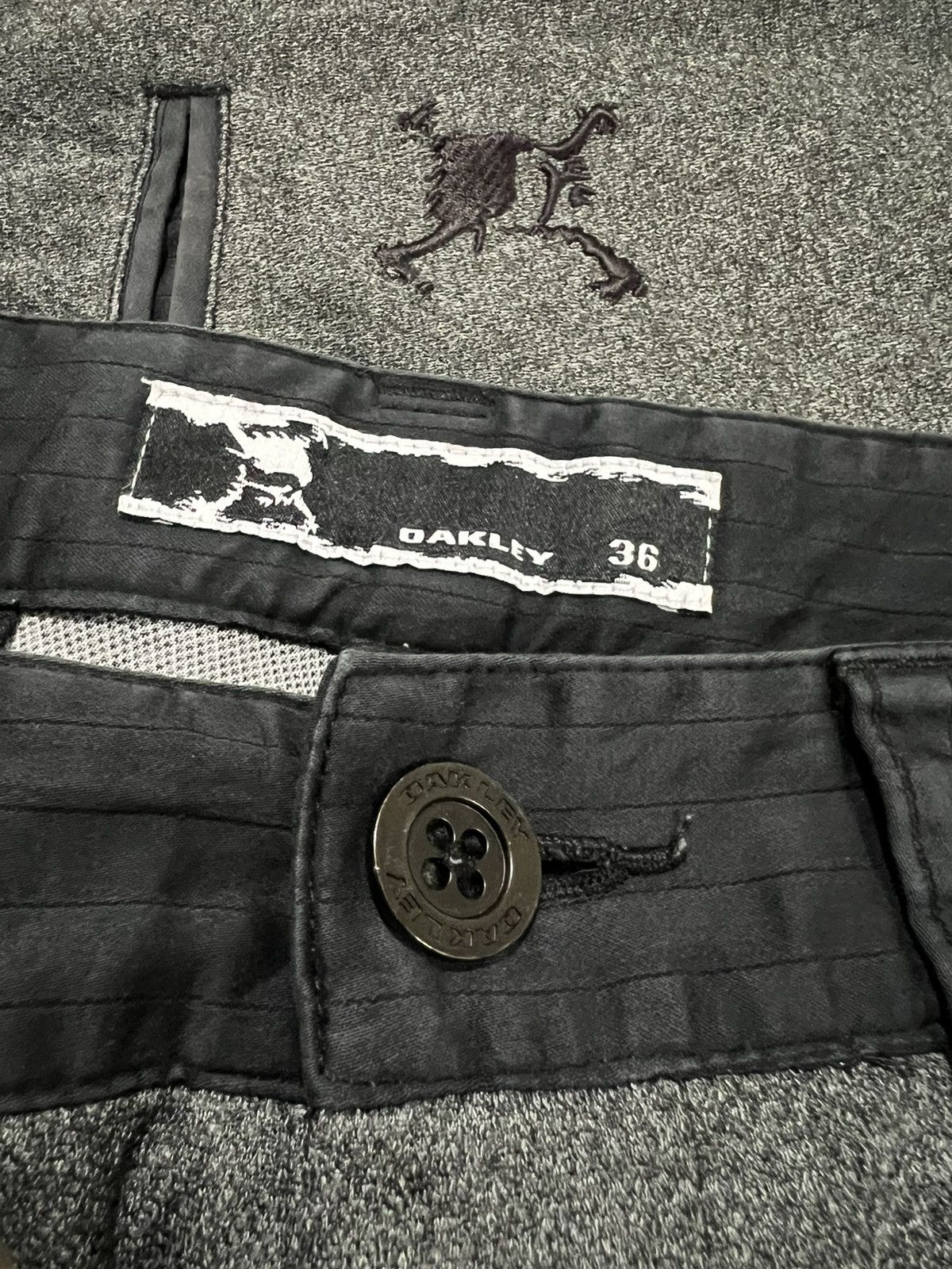 Oakley FW15 Oakley Hydrolix Skull Stretch Golf Trousers Pants Size US 35 - 6 Thumbnail