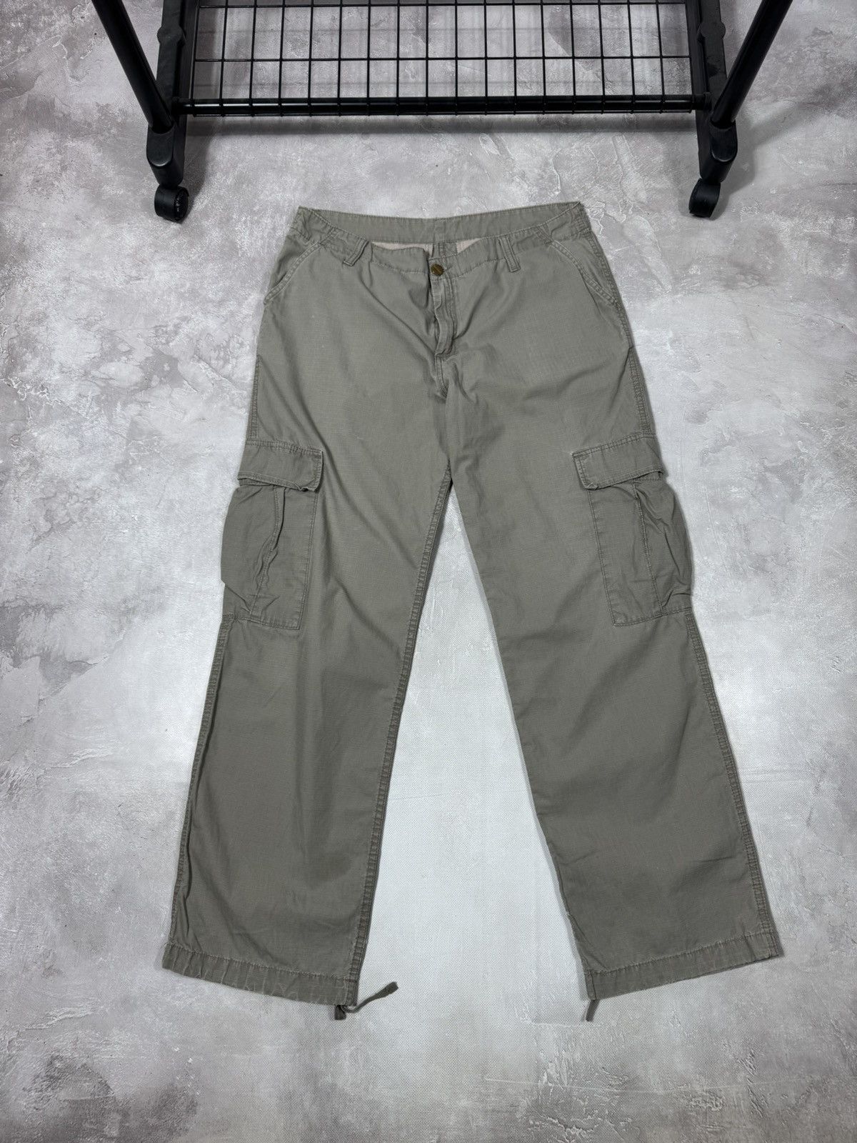 Carhartt Vintage Carhartt W Bermuda Beige Cargo Pants Size 32" / US 10 / IT 46 - 5 Thumbnail