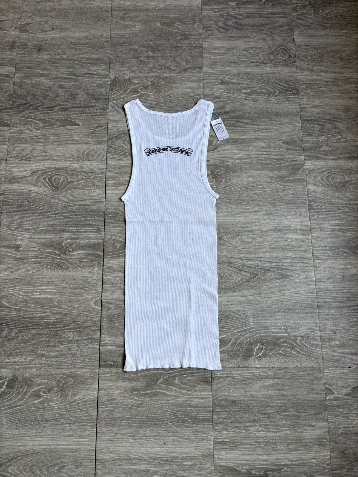 Chrome Hearts Chrome Hearts White Scroll Tank Top Size US L / EU 52-54 / 3 - 1 Thumbnail
