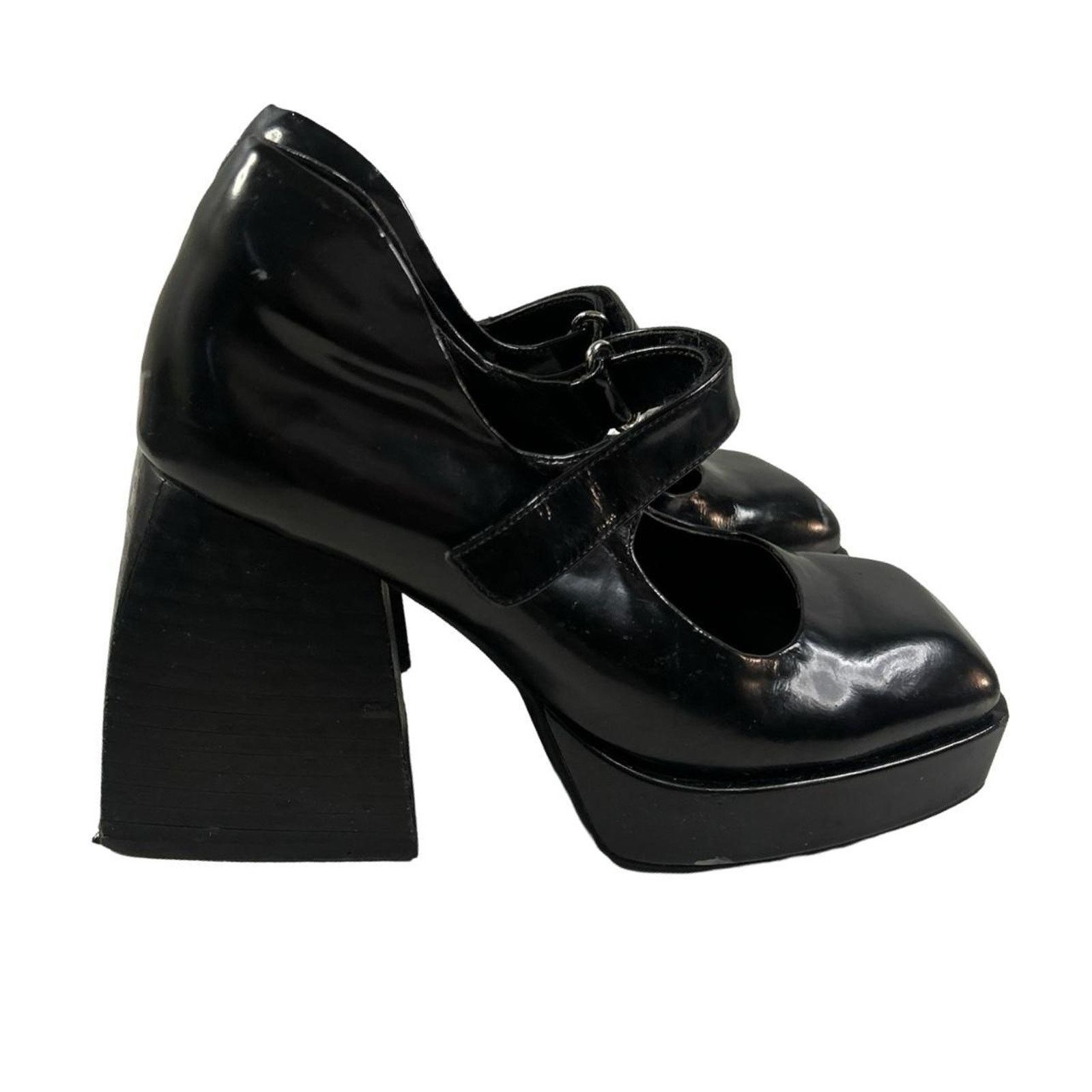 Jeffrey Campbell Y2k mary jane heels Jeffrey Campbell black 6.5 US W buckled Size US 6.5 / IT 36.5 - 3 Thumbnail