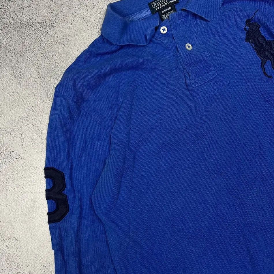 Polo Ralph Lauren × Vintage Vintage Polo Ralph Lauren Rugby Faded Long Sleeve Y2K Size US L / EU 52-54 / 3 - 3 Thumbnail