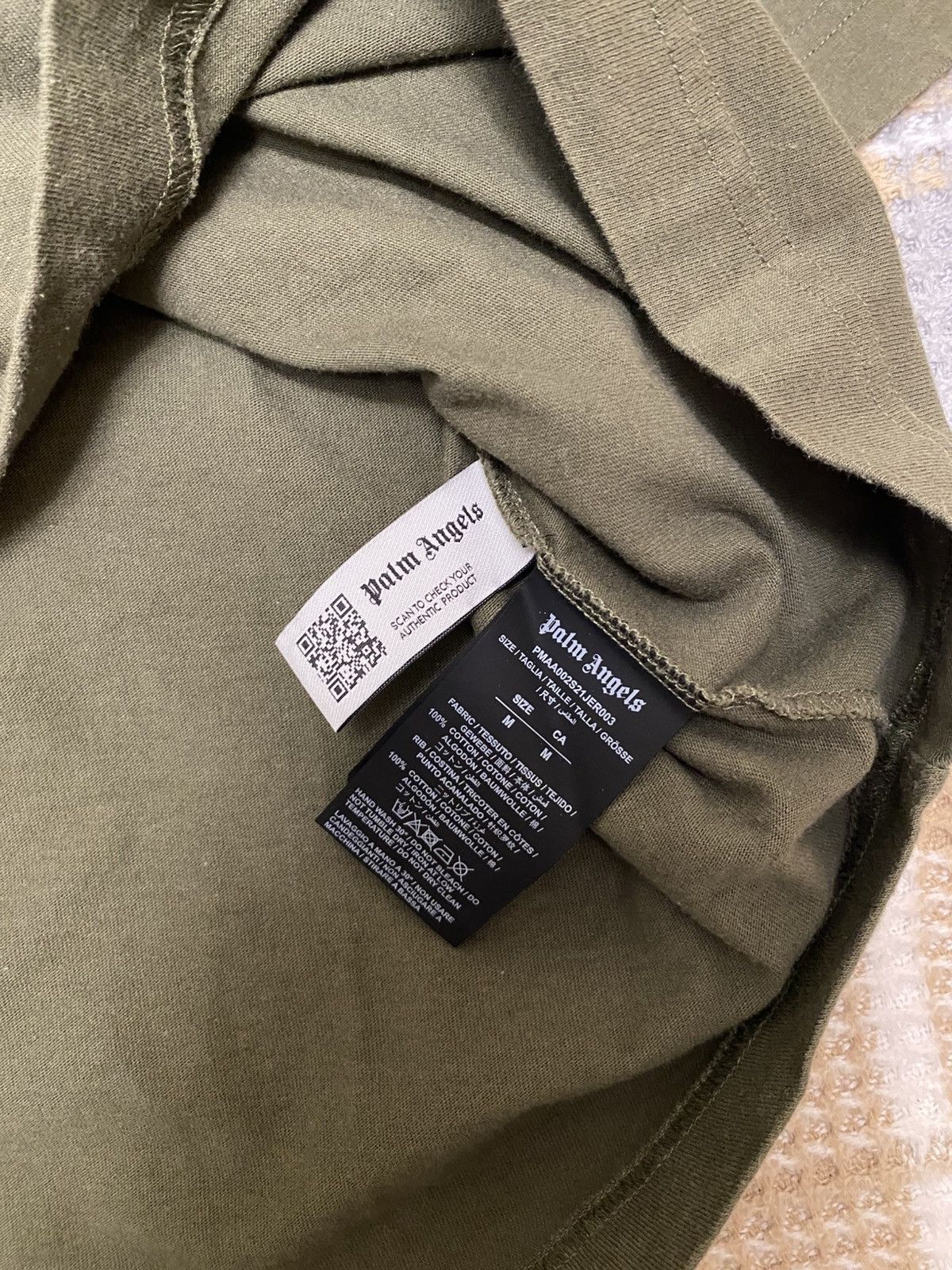 Palm Angels Palm Angels Oversized Logo Tee Size US M / EU 48-50 / 2 - 6 Thumbnail