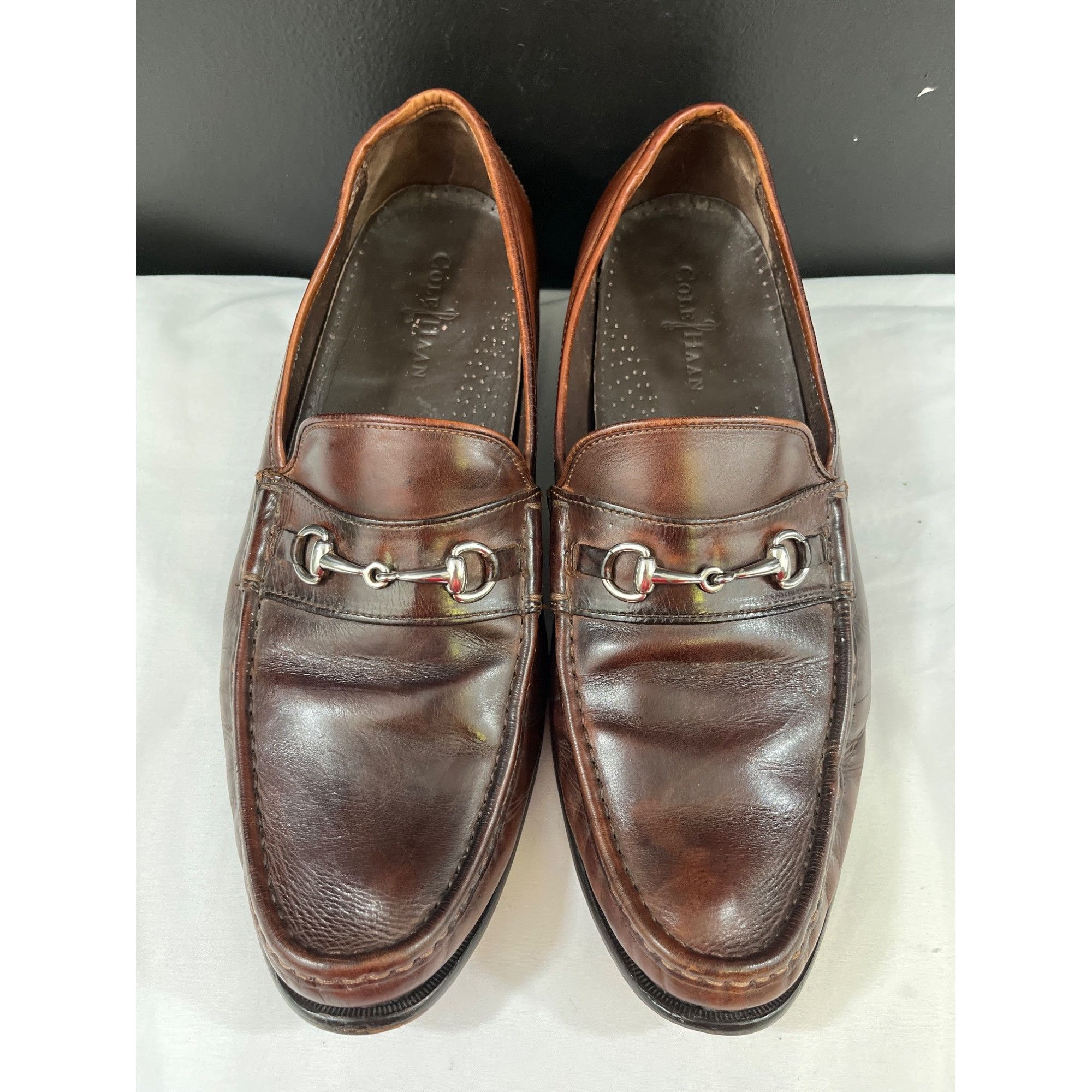 Cole Haan Cole Haan Men's Brown Leather Shoes/Loafers Size 13M SKU 590 Size US 13 / EU 46 - 2 Thumbnail