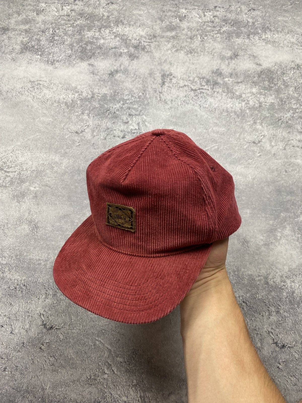 Obey Vintage Obey Corduroy Baseball Cap Rare Box Logo Hat Y2K Size ONE SIZE - 2 Thumbnail