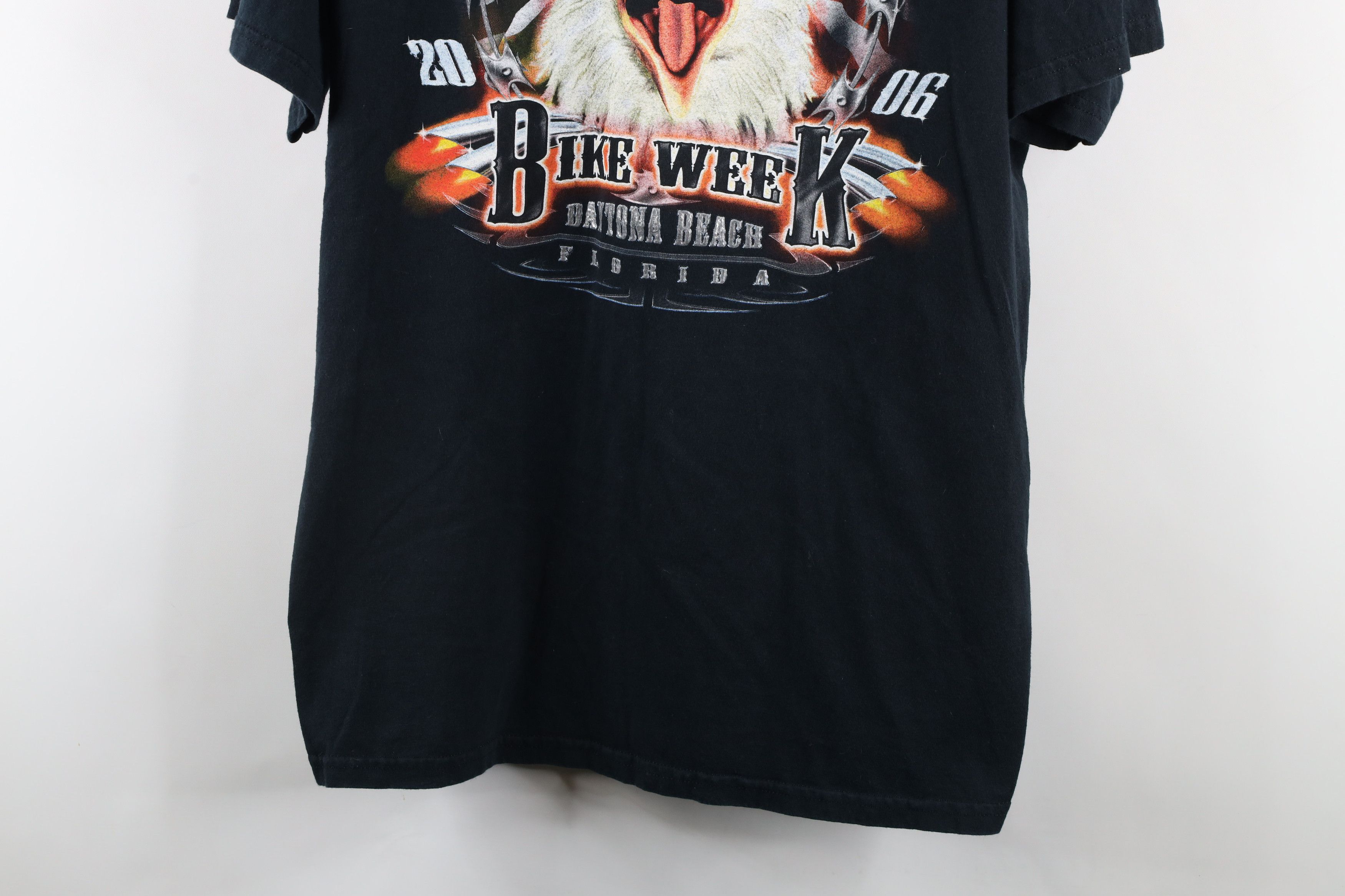 Vintage Vintage Y2K 2006 Beach Bike Week Eagle Tribal T-Shirt Black Size US XL / EU 56 / 4 - 3 Thumbnail