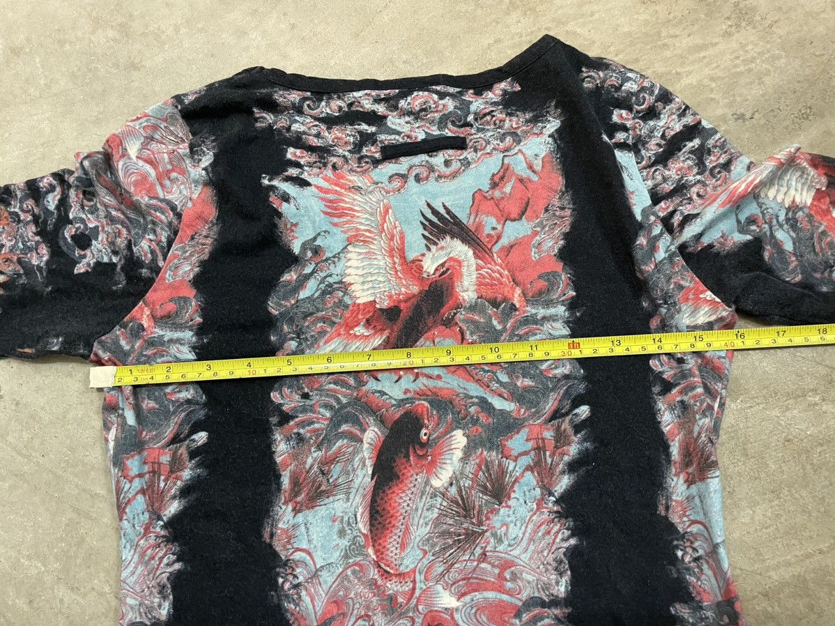 Jean Paul Gaultier Jean Paul Gaultier Full Print Tshirt Fish Koi Design Size S / US 4 / IT 40 - 7 Thumbnail