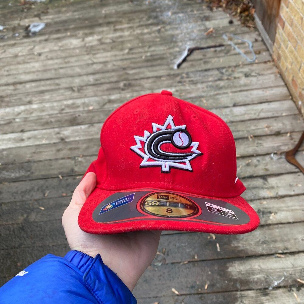 New Era MLB New Era Canada Baseball Embroidered Cap Hat Red Size ONE SIZE - 2 Thumbnail