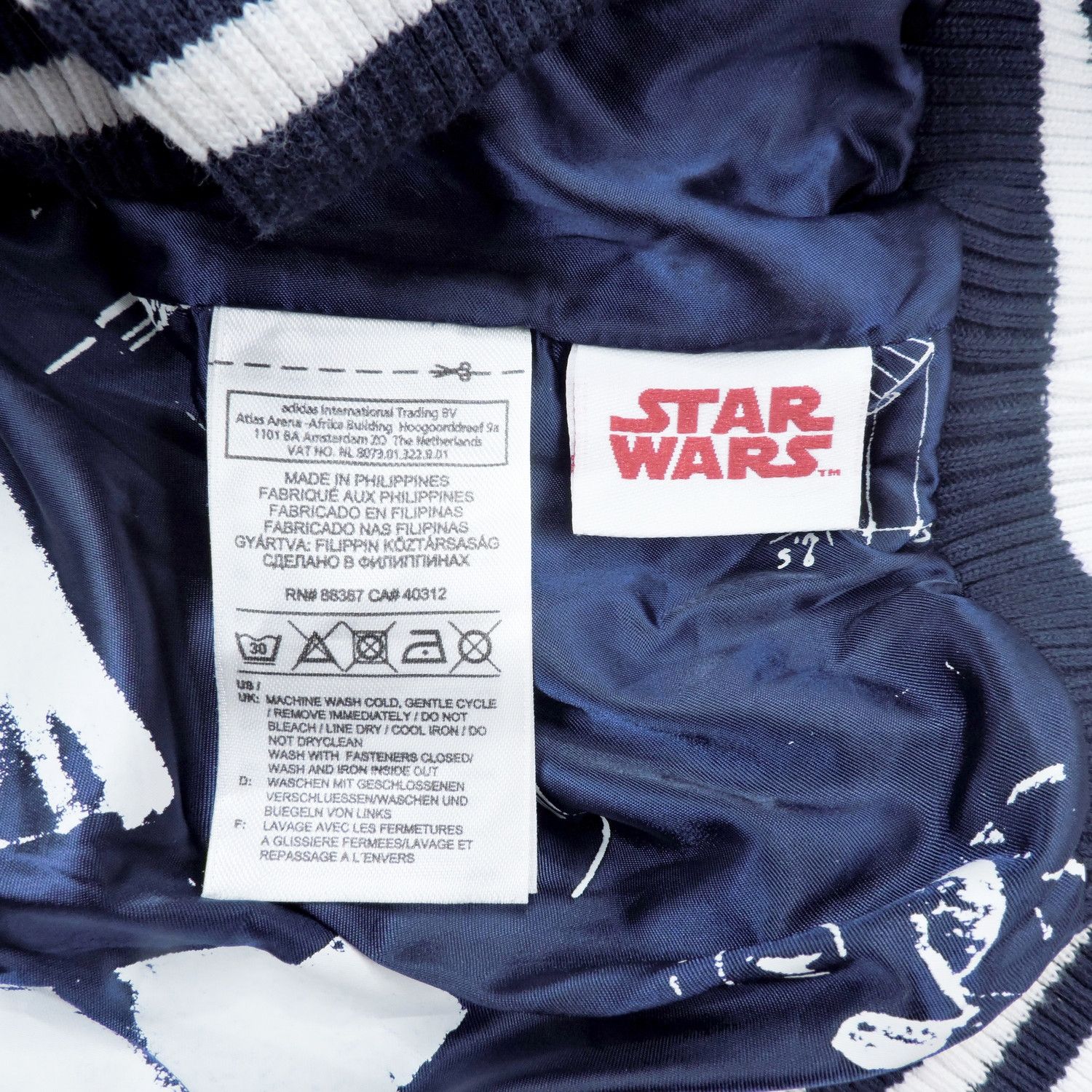 Adidas × Star Wars ADIDAS ORIGINALS X STAR WARS TRACK TOP VARSITY JACKET Size US S / EU 44-46 / 1 - 5 Thumbnail
