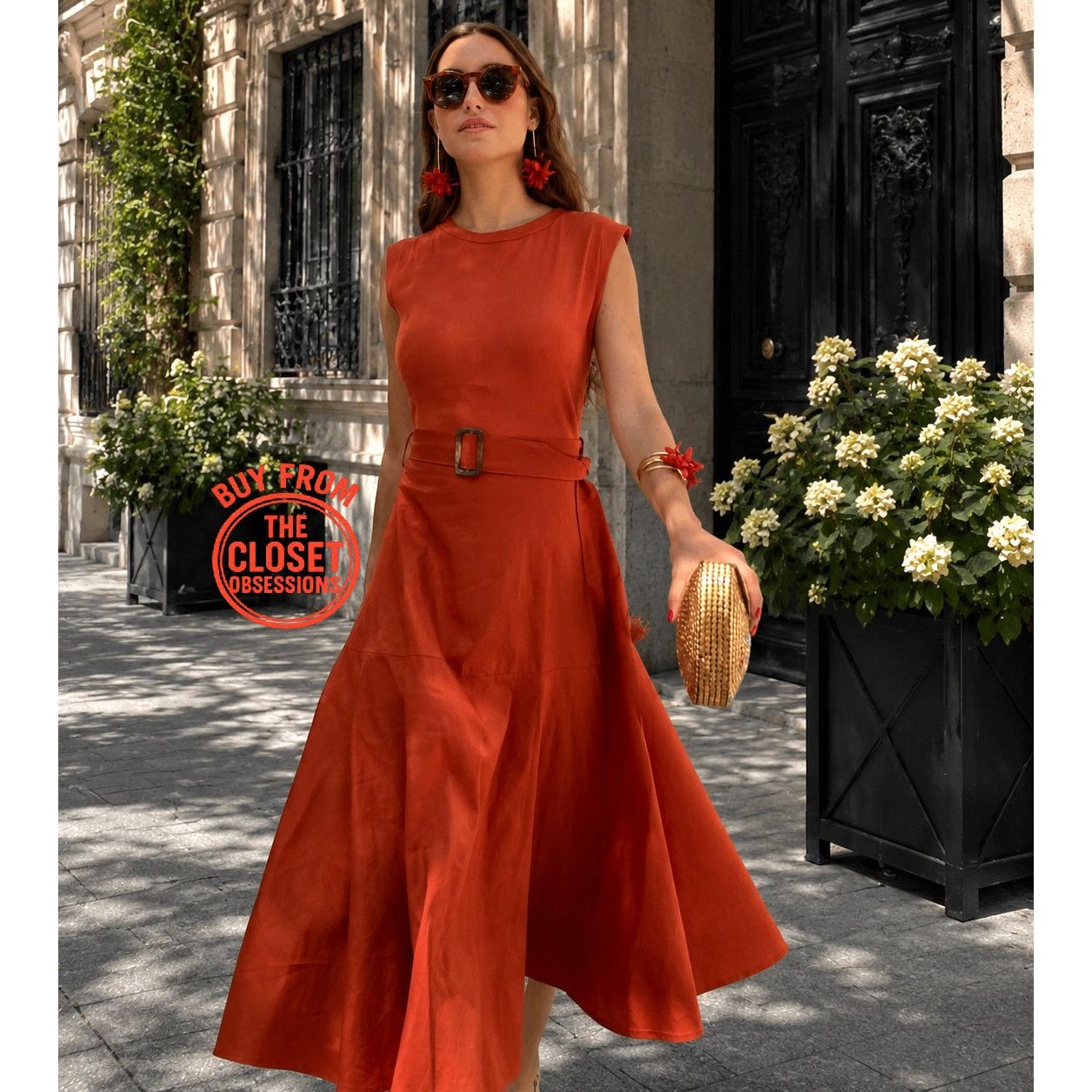 zara orange summer dress Zara Dresses | Zara Embroidered Openwork Neon Orange Cotton Dress With  Belt, Bloggers Fave | Color: Orange