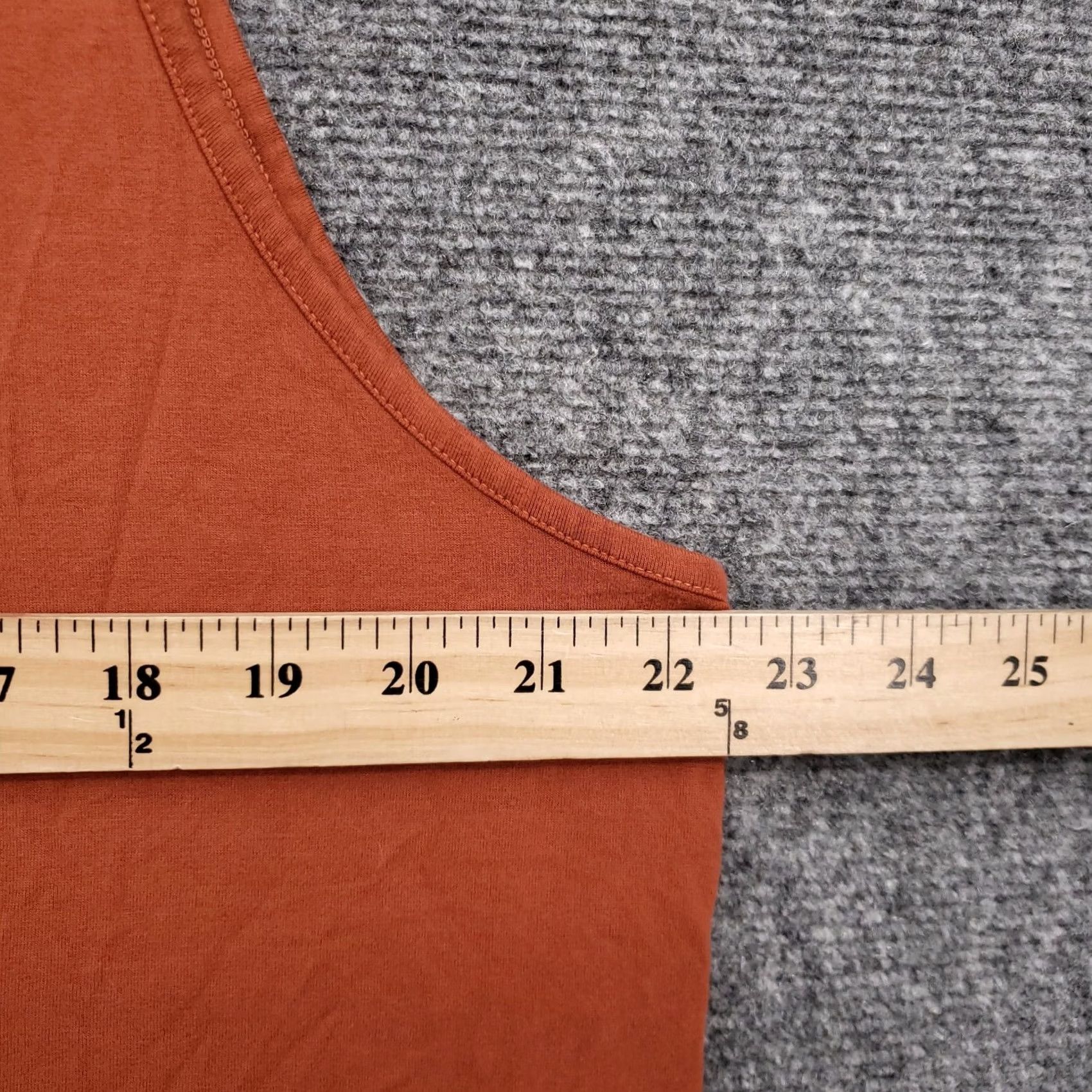 RVCA RVCA Dress Tank Orange L Womens A-Line Knits Sleeveless Scoop Neck Size L / US 10 / IT 46 - 6 Thumbnail