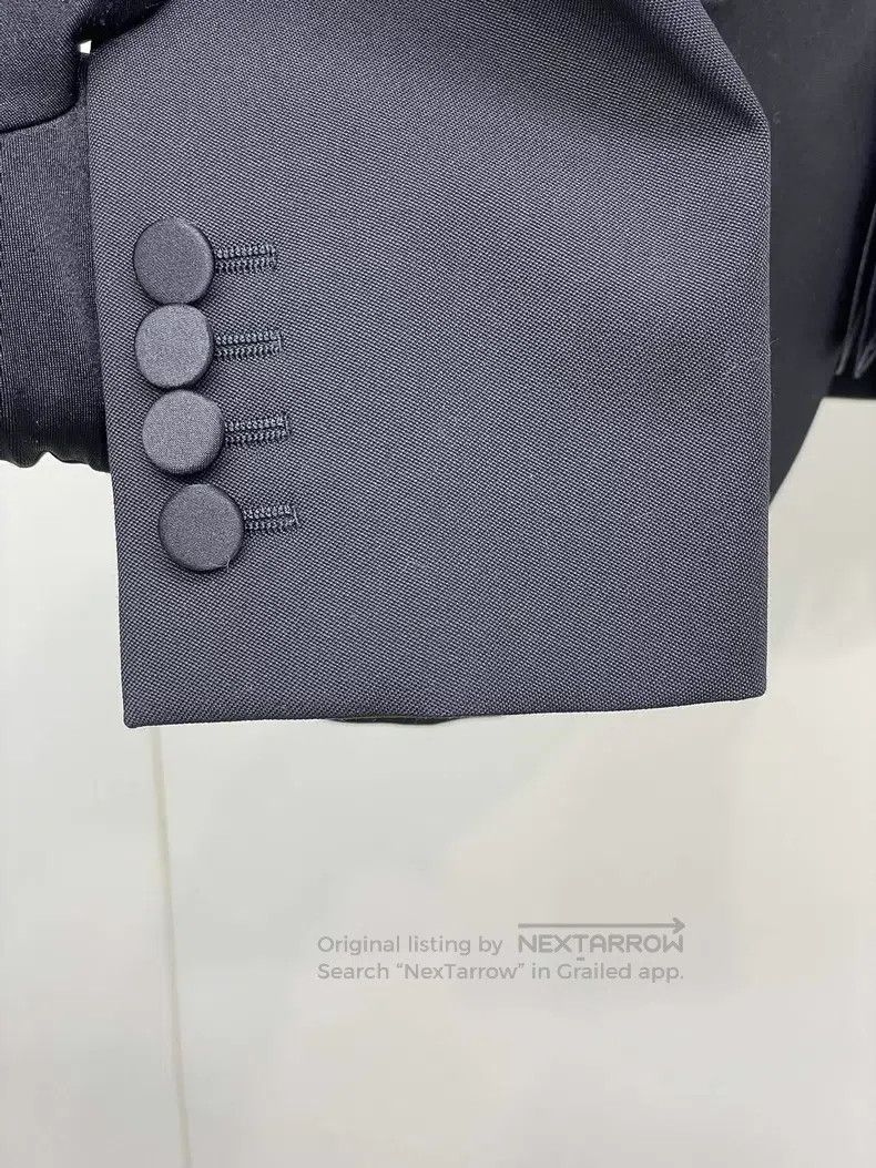 Saint Laurent Paris Saint Laurent Paris Black suit jacket Size S / US 4 / IT 40 - 4 Thumbnail