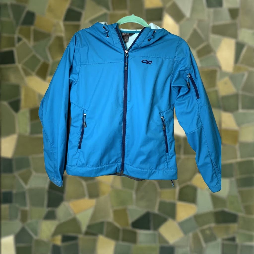 Outdoor Research Outdoor Research Full Zip Jacket Womens Small Transfer Hoody Softshell Lined Blue Size S / US 4 / IT 40 - 1 Thumbnail