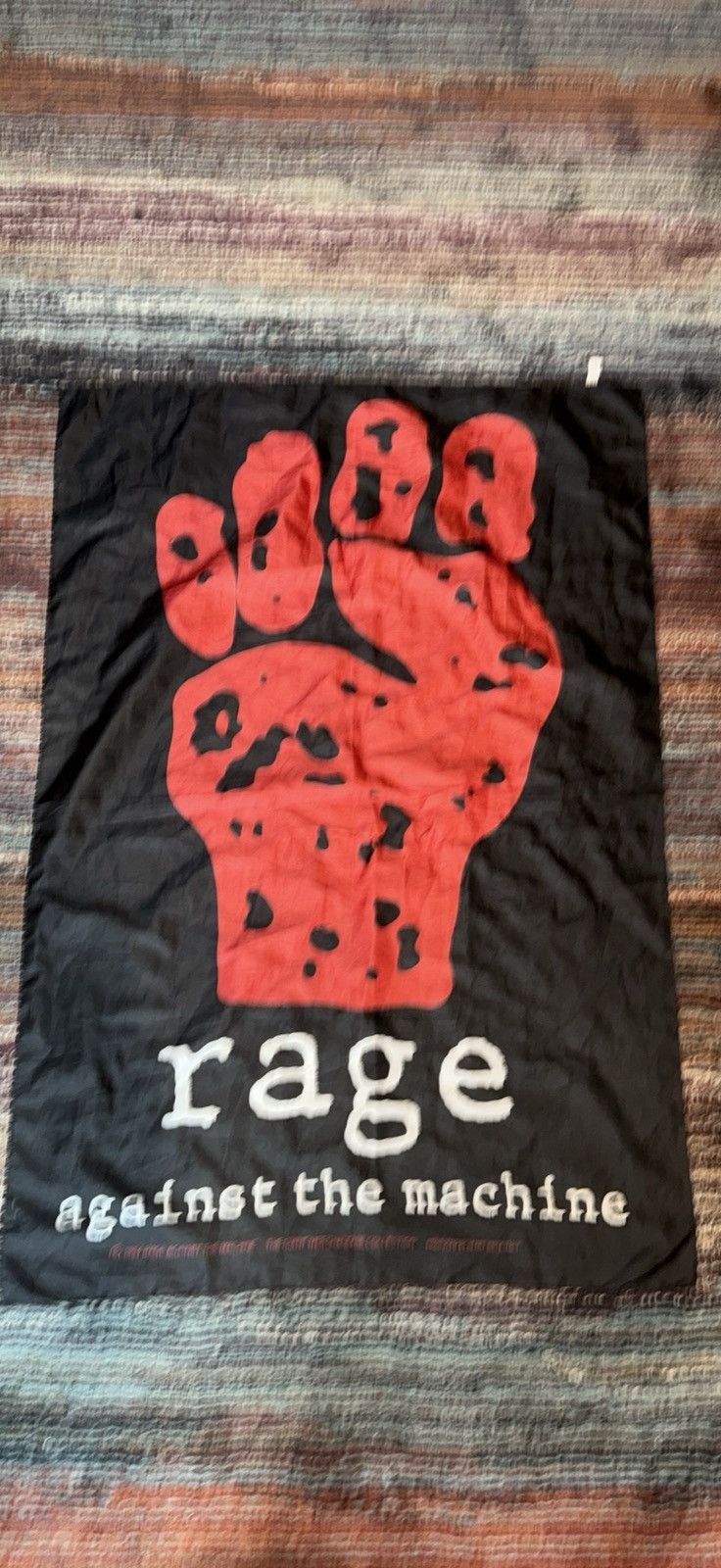 Rage Against The Machine rage against the machine nylon banner flag ...