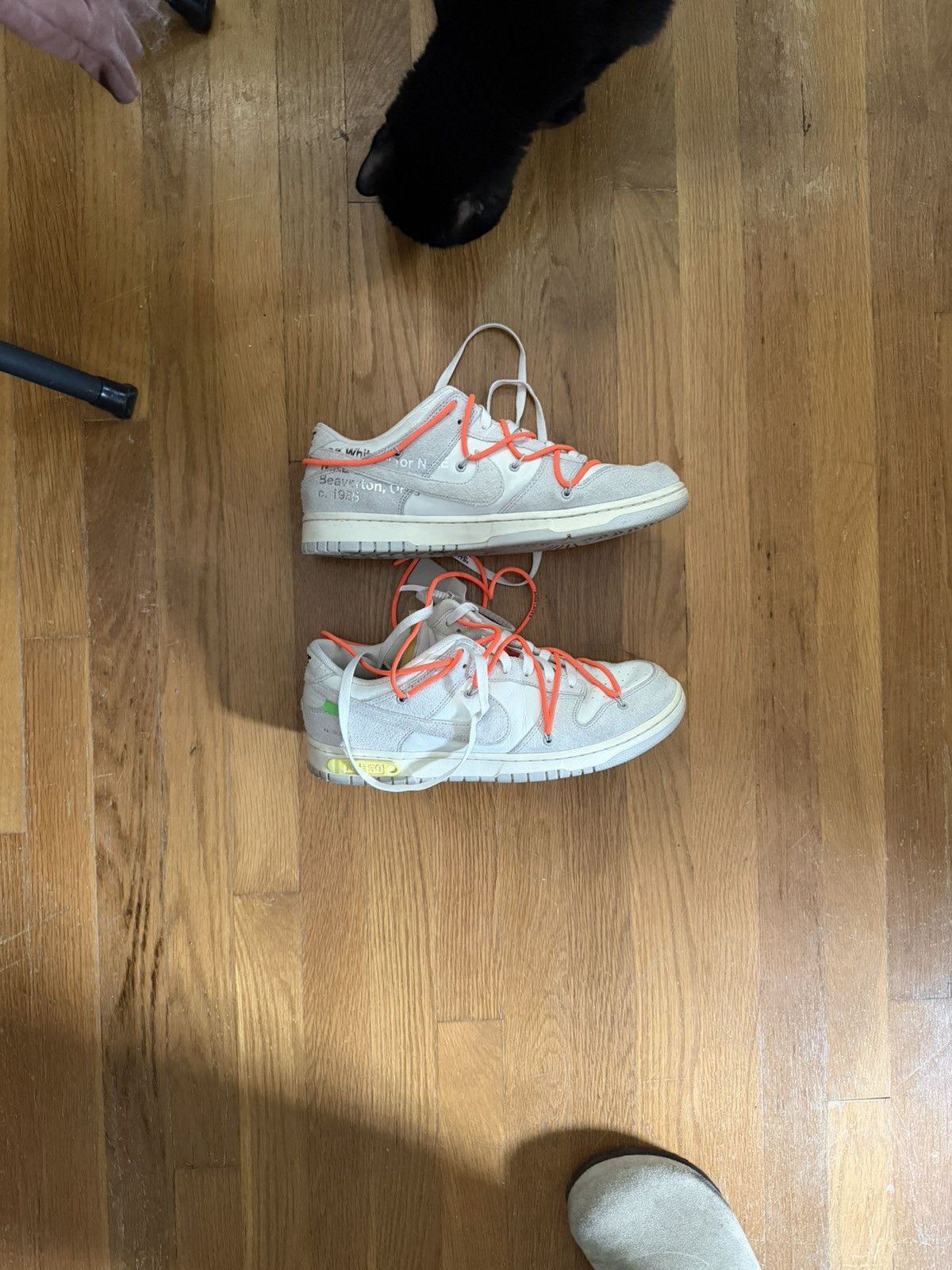 Nike × Off-White OffWhite Dunk Low Lot 11 Size US 12 / EU 45 - 3 Thumbnail