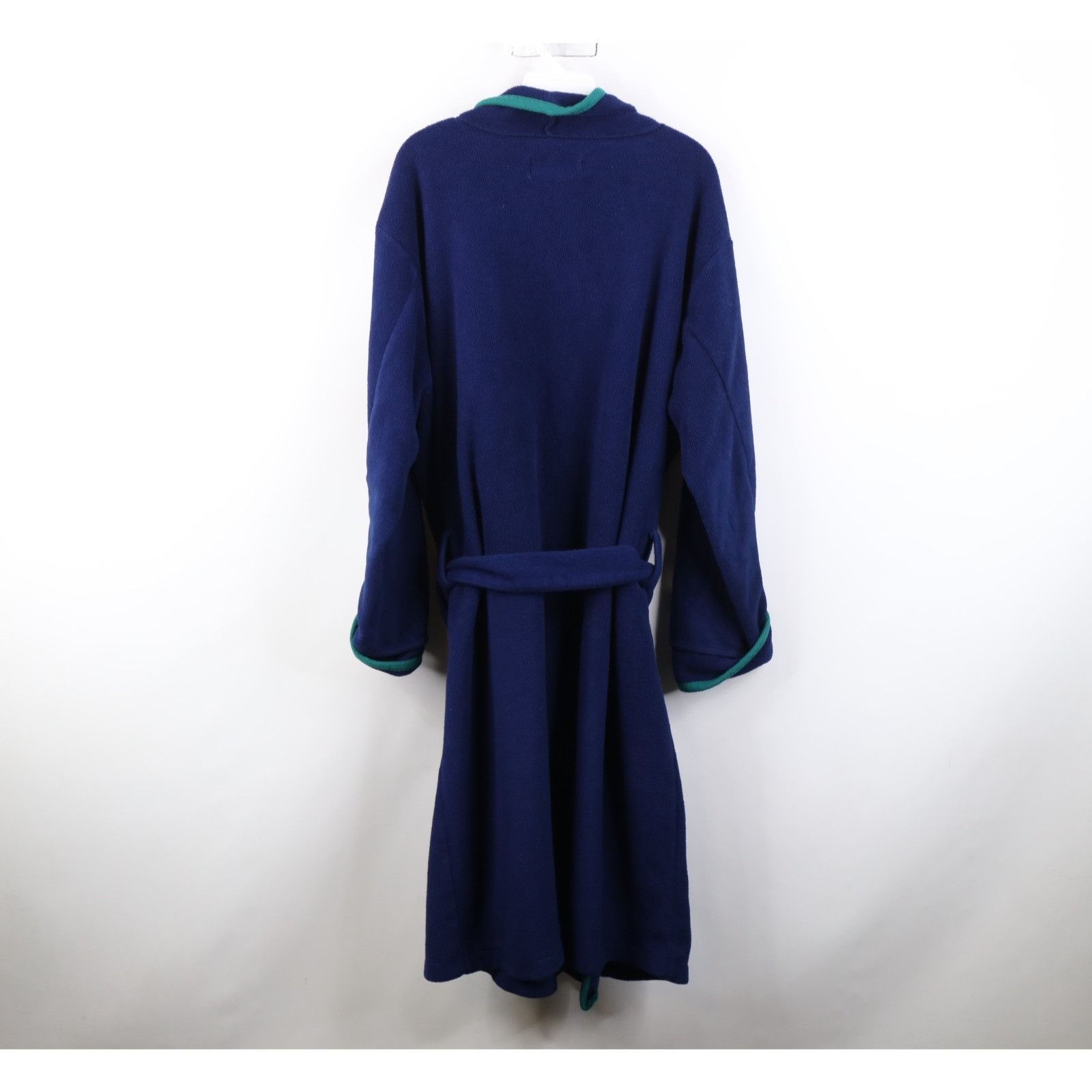 L.L. Bean Vintage 90s LL BeanPiped Trim Belted Fleece Bath Robe Size US M / EU 48-50 / 2 - 15 Thumbnail