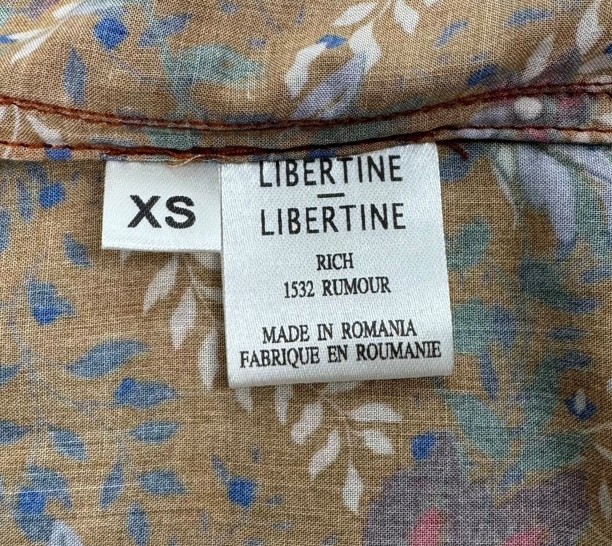 Libertine-Libertine Libertine - Libertine Floral Printed Viscose Maxi Dress XS Size XS / US 0-2 / IT 36-38 - 13 Thumbnail